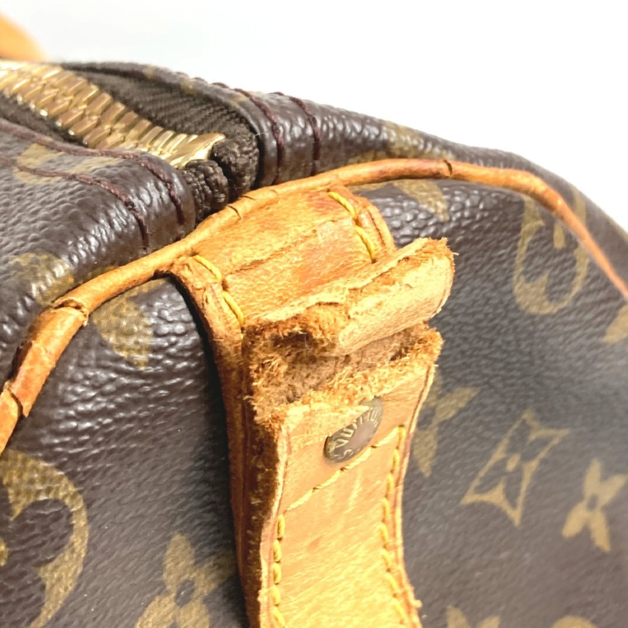 Louis Vuitton Brown Monogram Boston Bag Handbag (Pre-Owned)