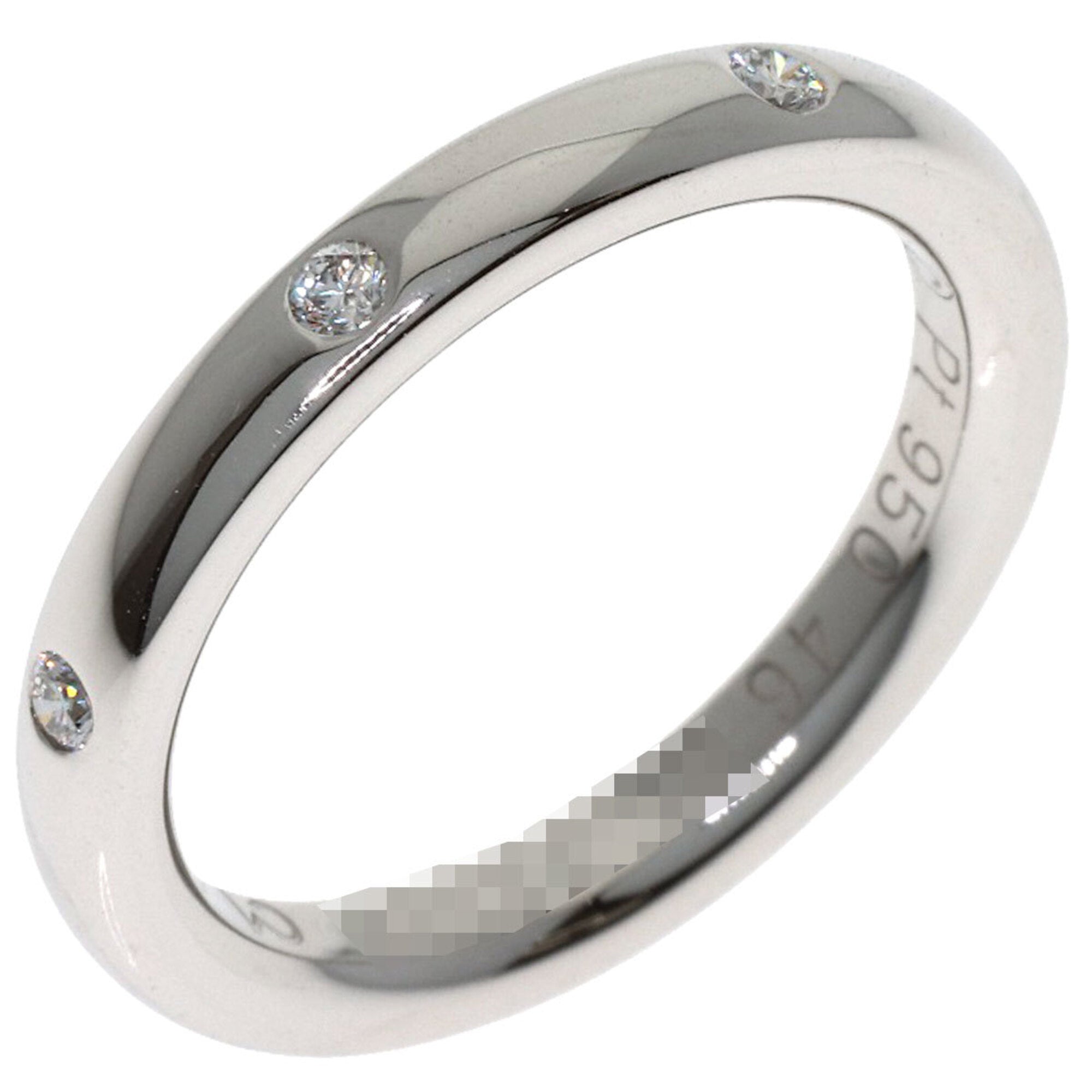 Van Cleef & Arpels Platinum 950 Band Ring (Pre-Owned)