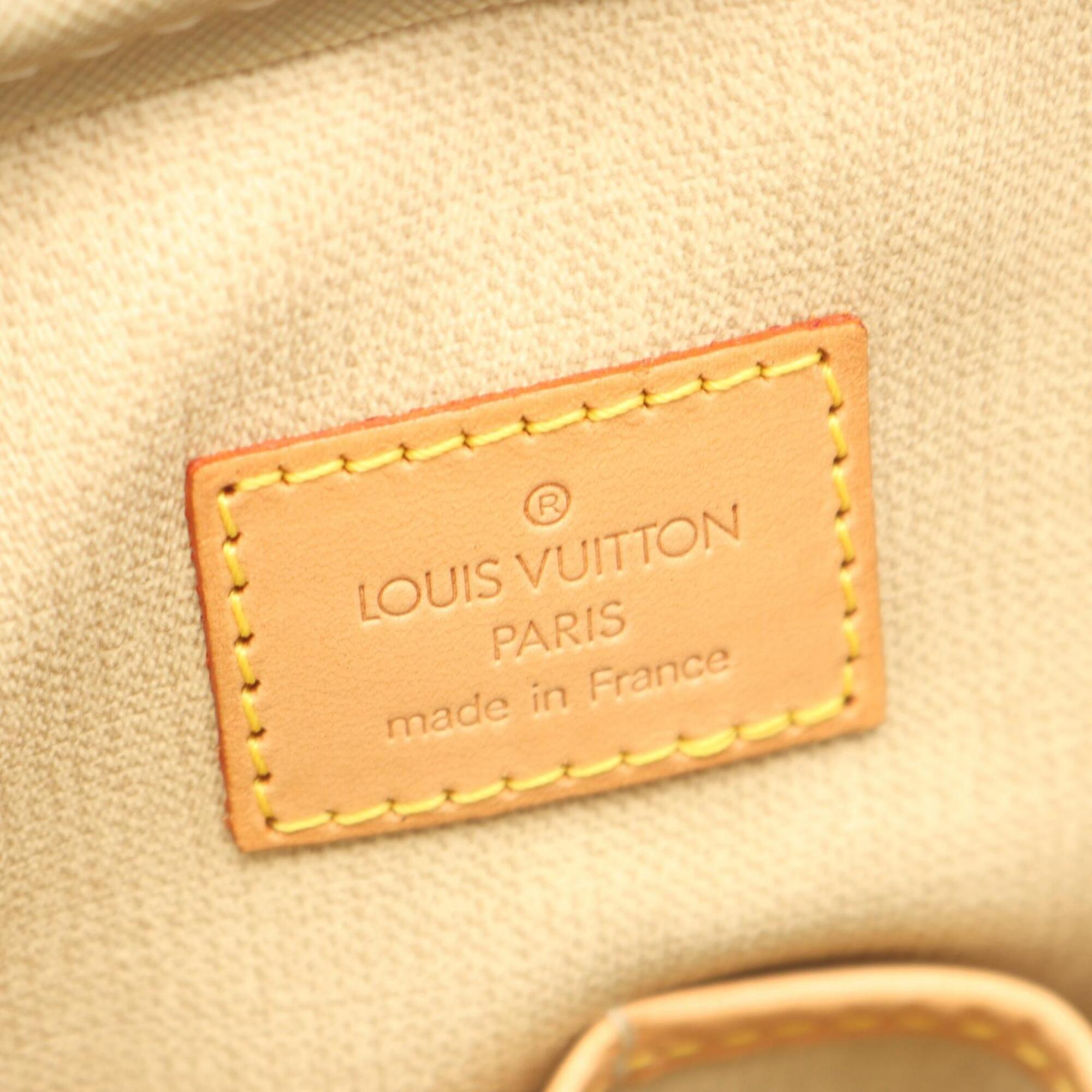 Louis Vuitton Brown Pvc Leather Handbag (Pre-Owned)