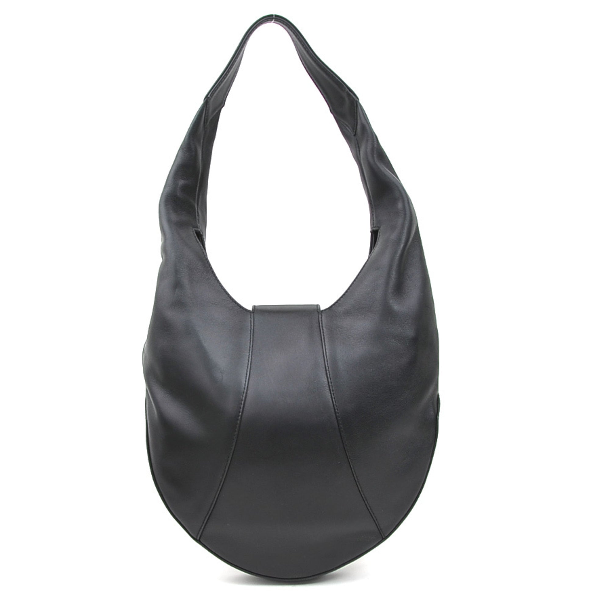 Bvlgari Black Leather Shoulder Bag (Pre-Owned)