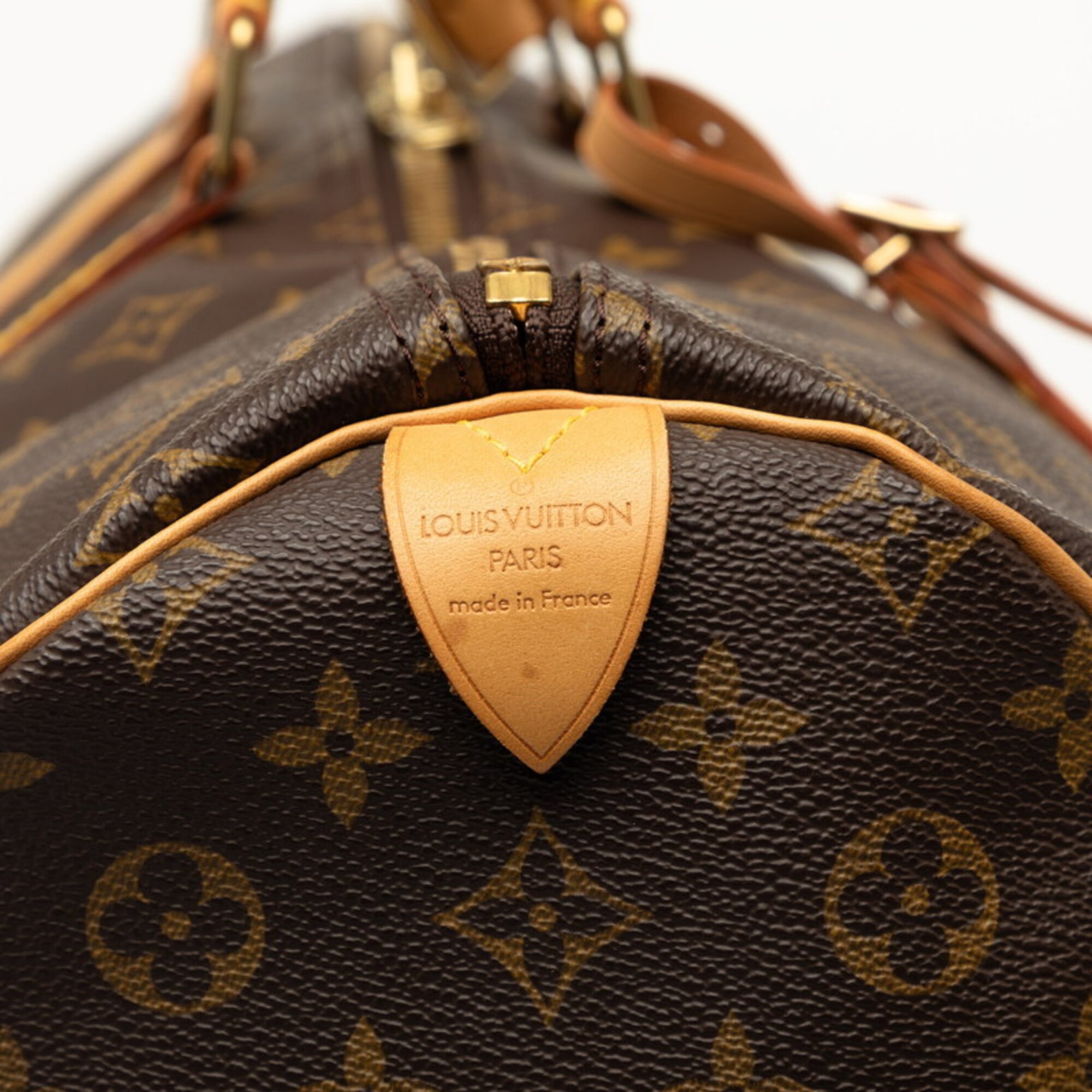 Louis Vuitton Monogram Brown Pvc Leather Boston Bag (Pre-Owned)