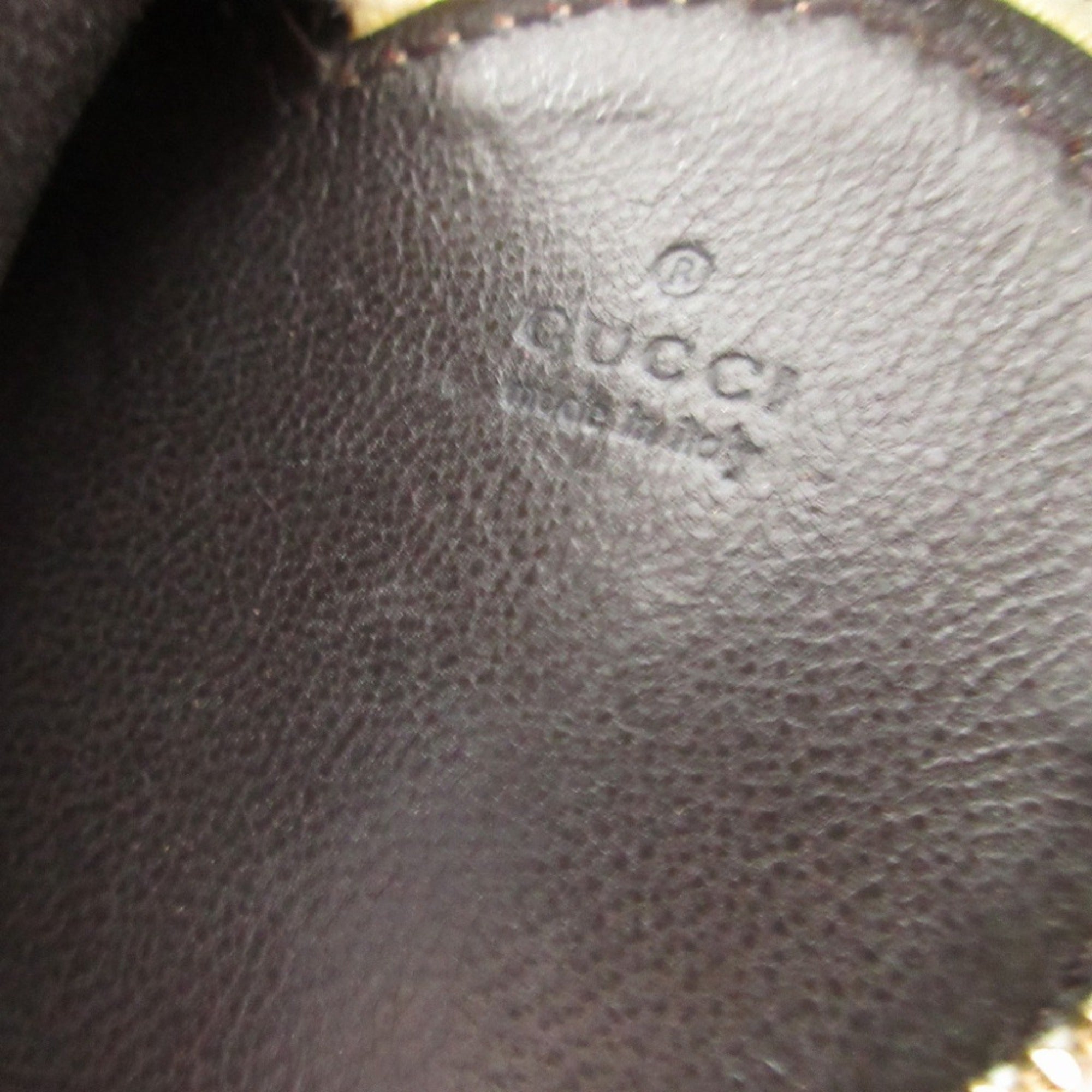 Gucci Beige Ivory Gg Canvas Leather Coin Purse/Coin Case (Pre-Owned)