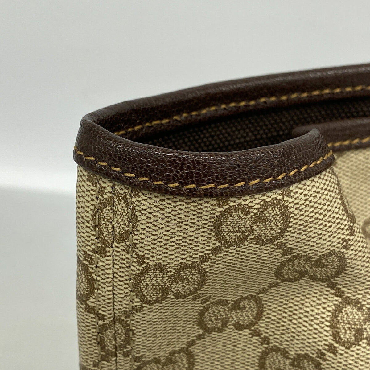 Gucci Brown Pvc Tote Bag (Pre-Owned)