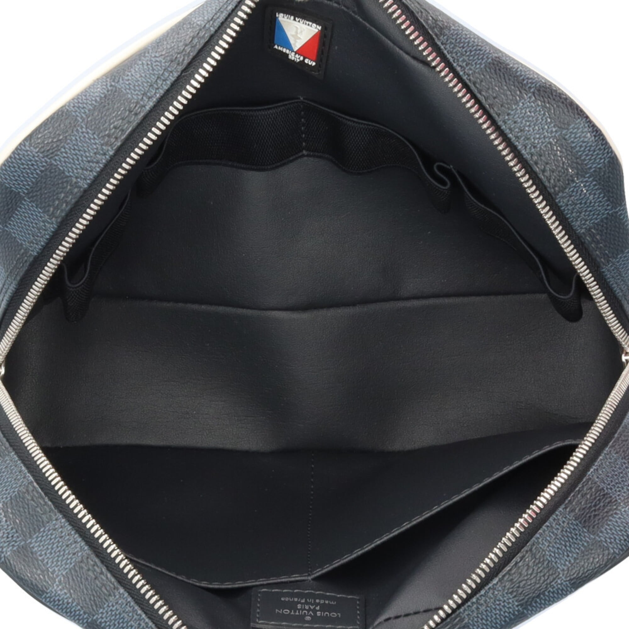 Louis Vuitton Black Gray Damier Graphite Handbag Pouch (Pre-Owned)