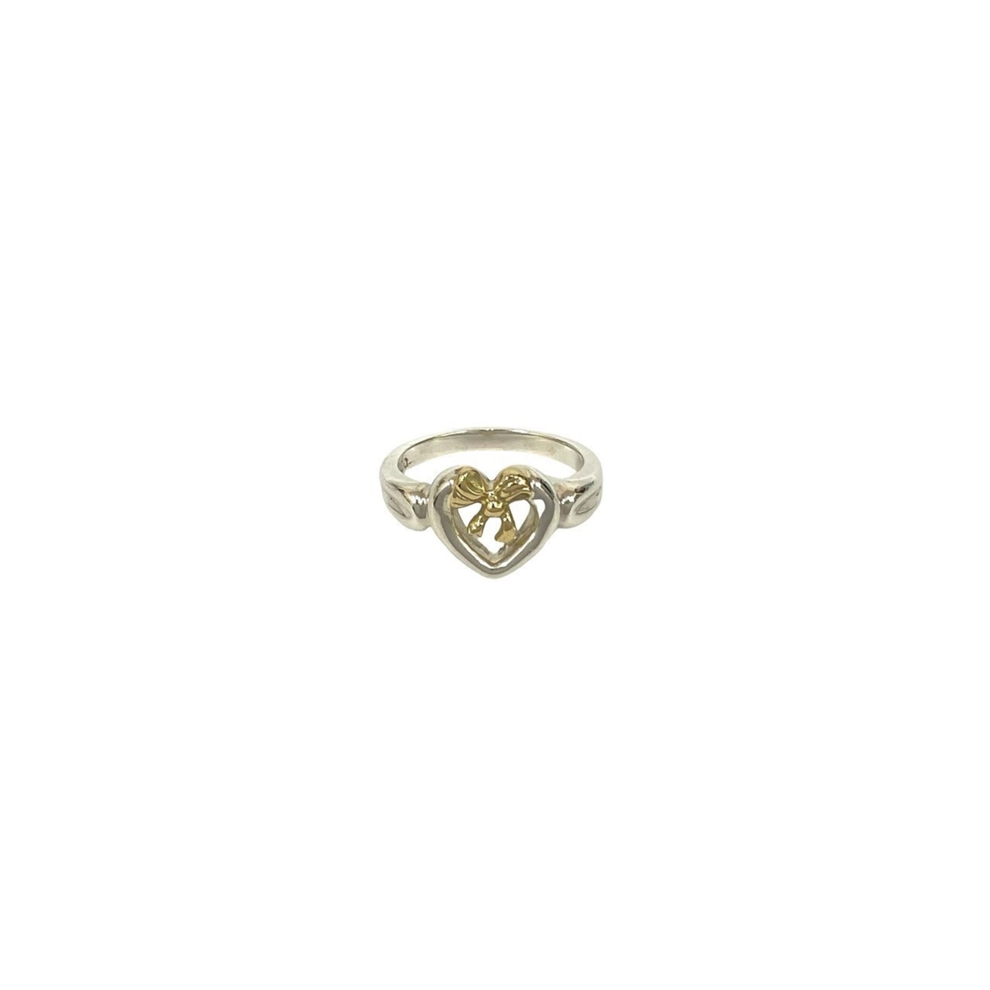 Tiffany Gold Silver Gold (18K) Silver 925 Band Ring (Pre-Owned)