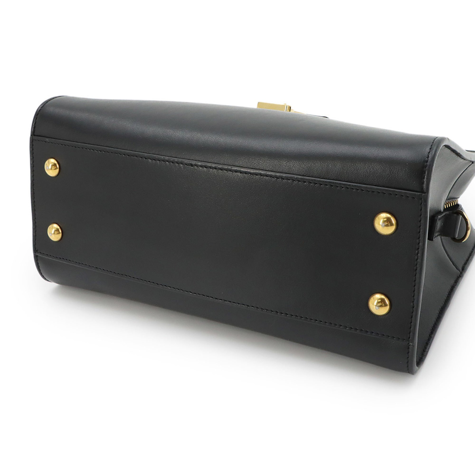 Saint Laurent Black Leather Handbag (Pre-Owned)