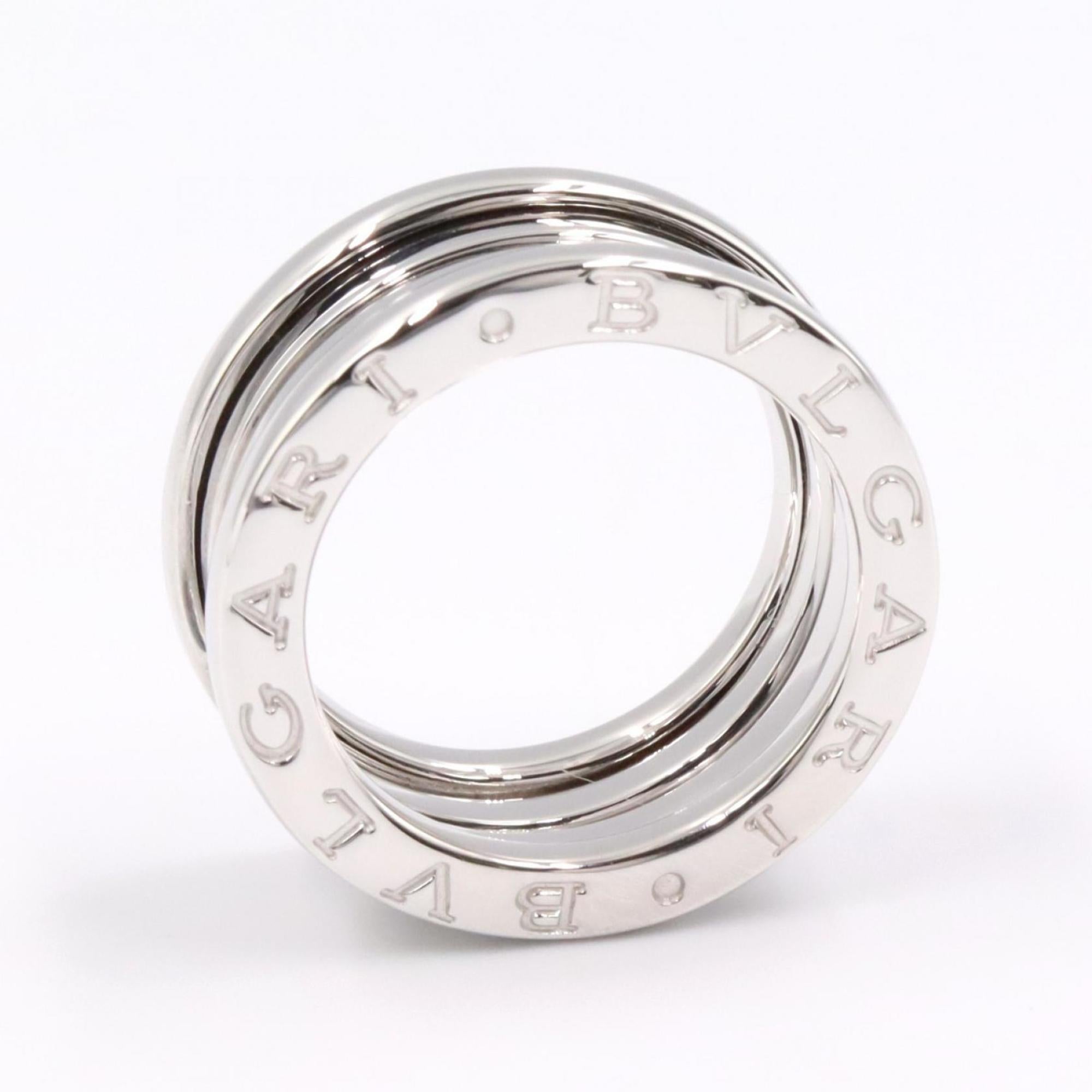 Bvlgari Silver White Gold (18K) Band Ring (Pre-Owned)