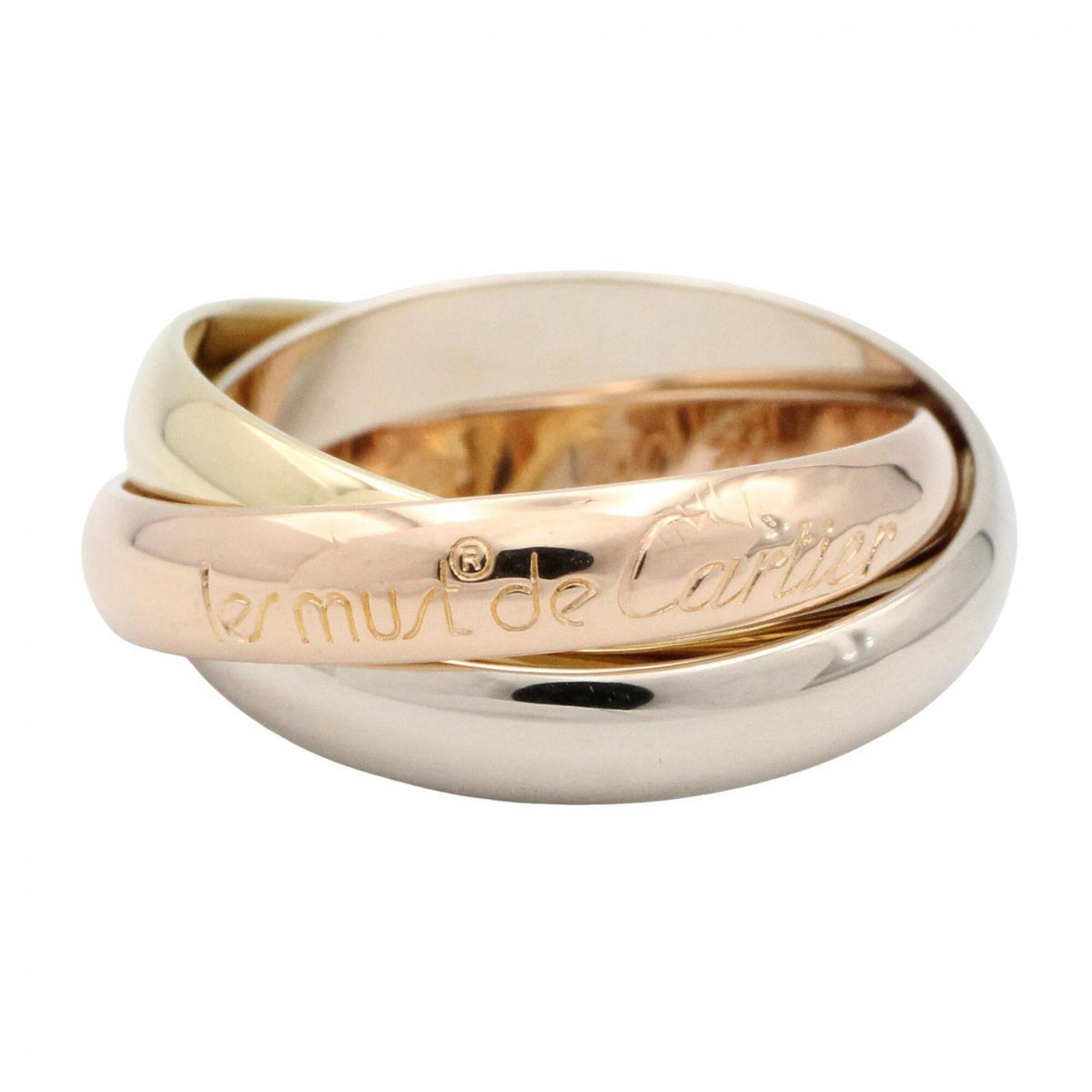 Cartier Gold Silver Yellow Gold (18K) Pink Gold (18K) White Gold (18K) Band Ring (Pre-Owned)