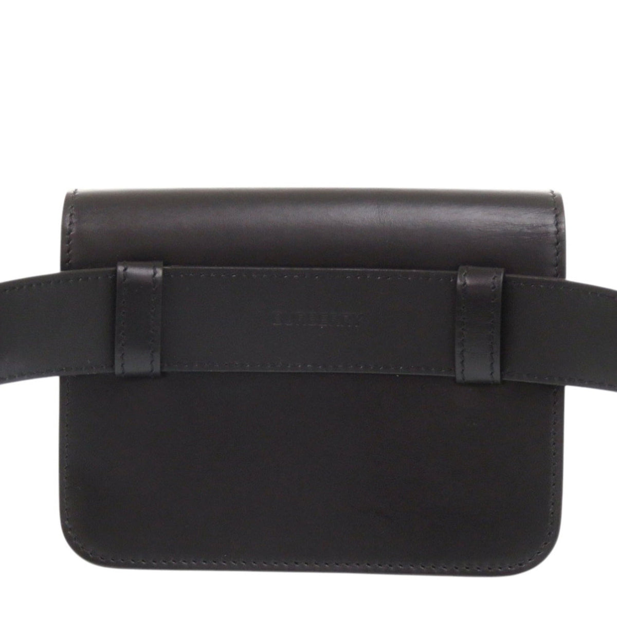 Burberry Black Leather Fanny Pack (Pre-Owned)