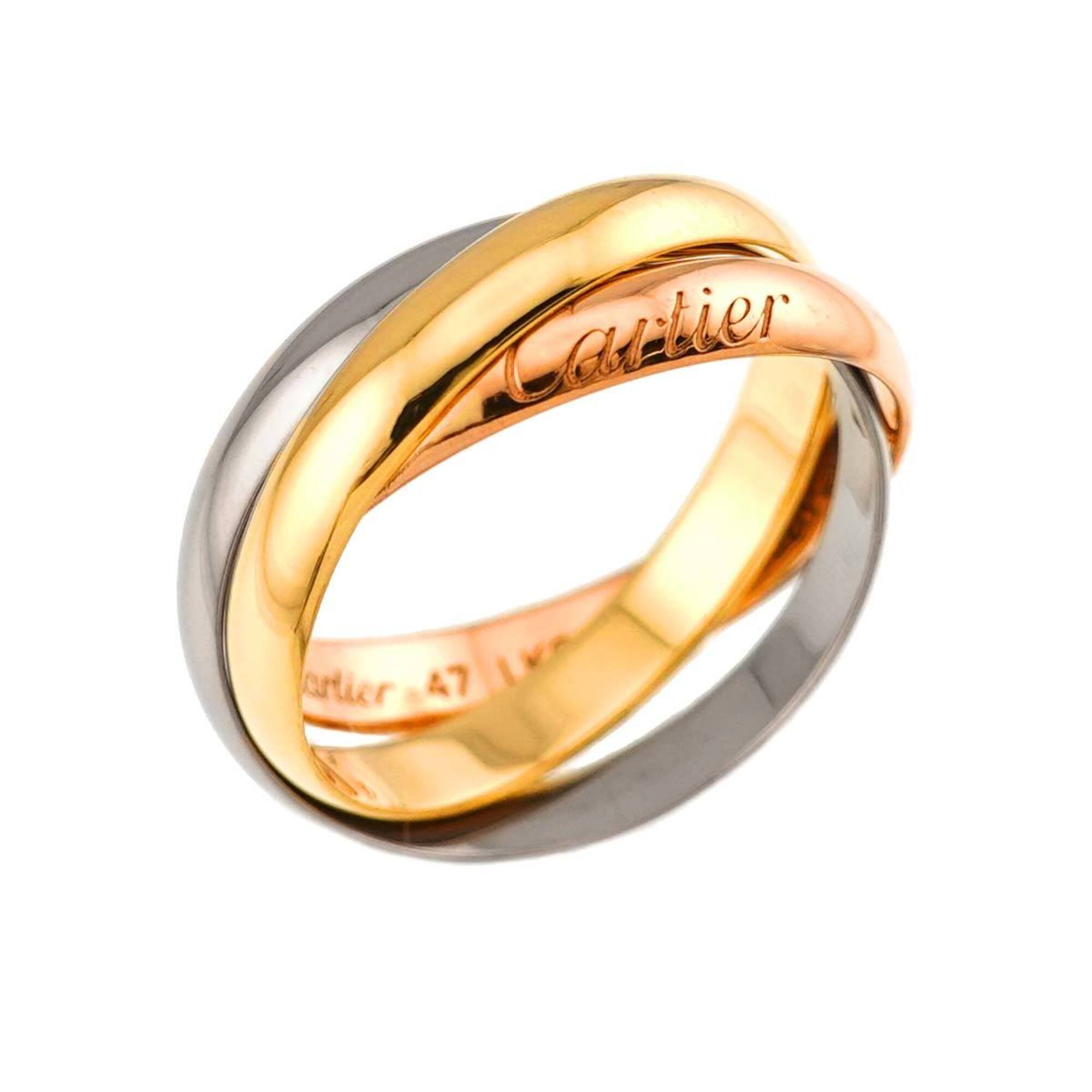 Cartier Yellow Gold (18K) Pink Gold (18K) White Gold (18K) Band Ring (Pre-Owned)