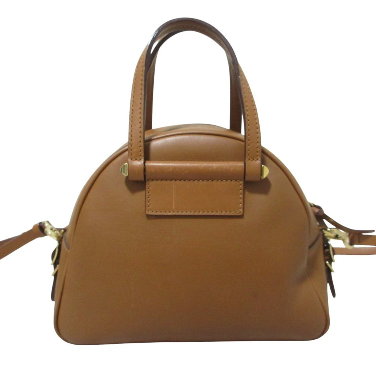 Jimmy Choo Brown Leather Handbag Shoulder Bag (Pre-Owned)