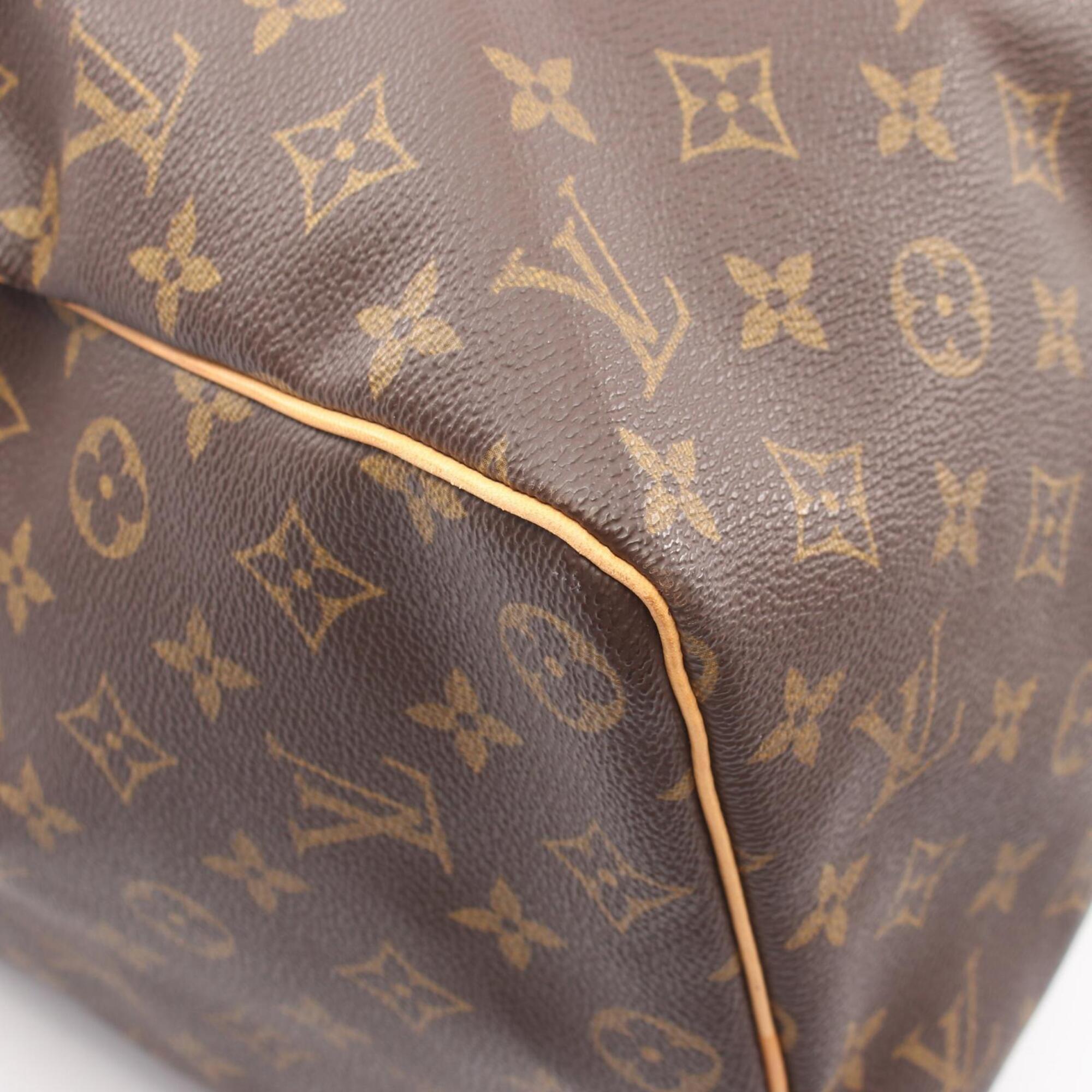Louis Vuitton Brown Monogram Monogram Leather Boston Bag Handbag (Pre-Owned)