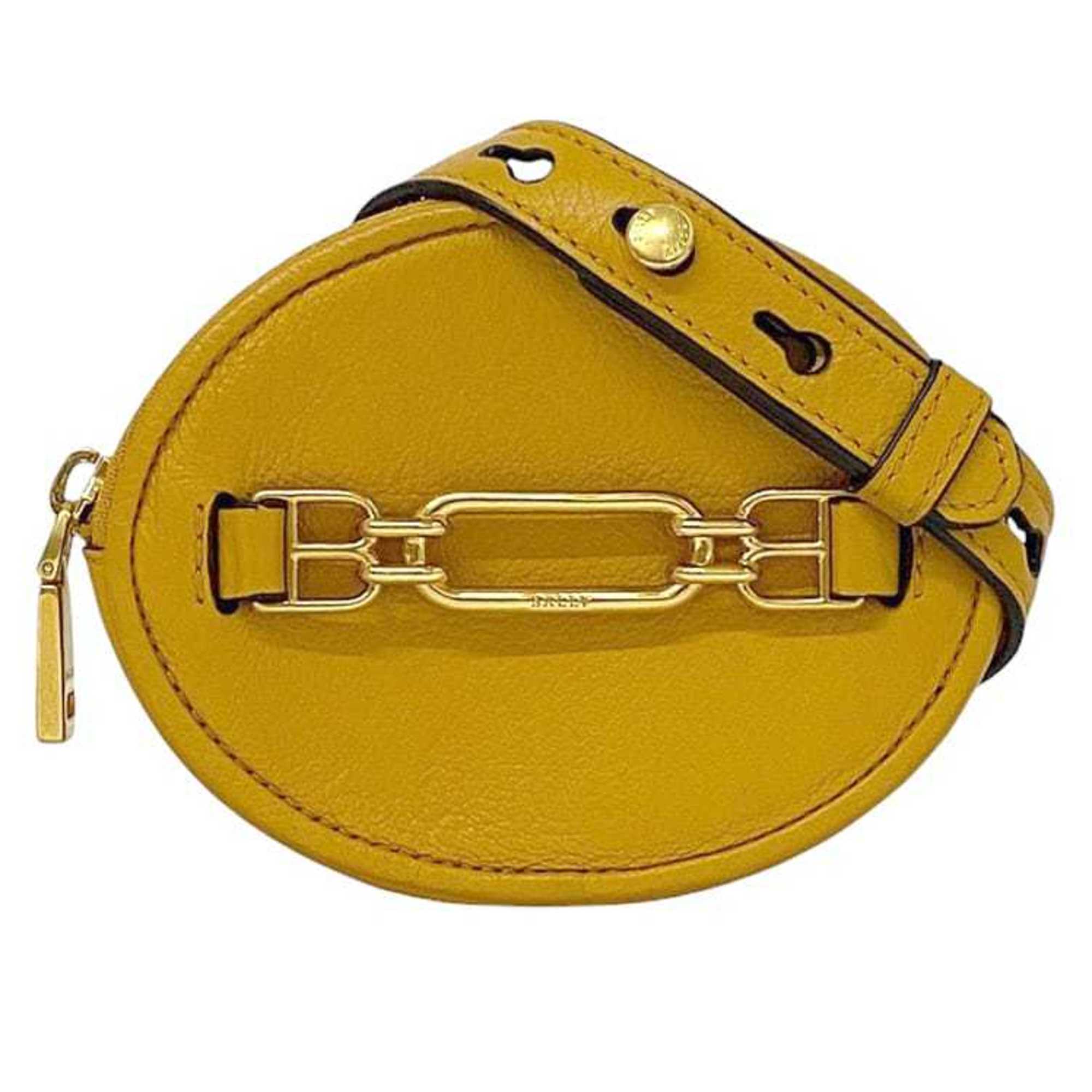 Bally Yellow Leather Coin Purse/Coin Case (Pre-Owned)