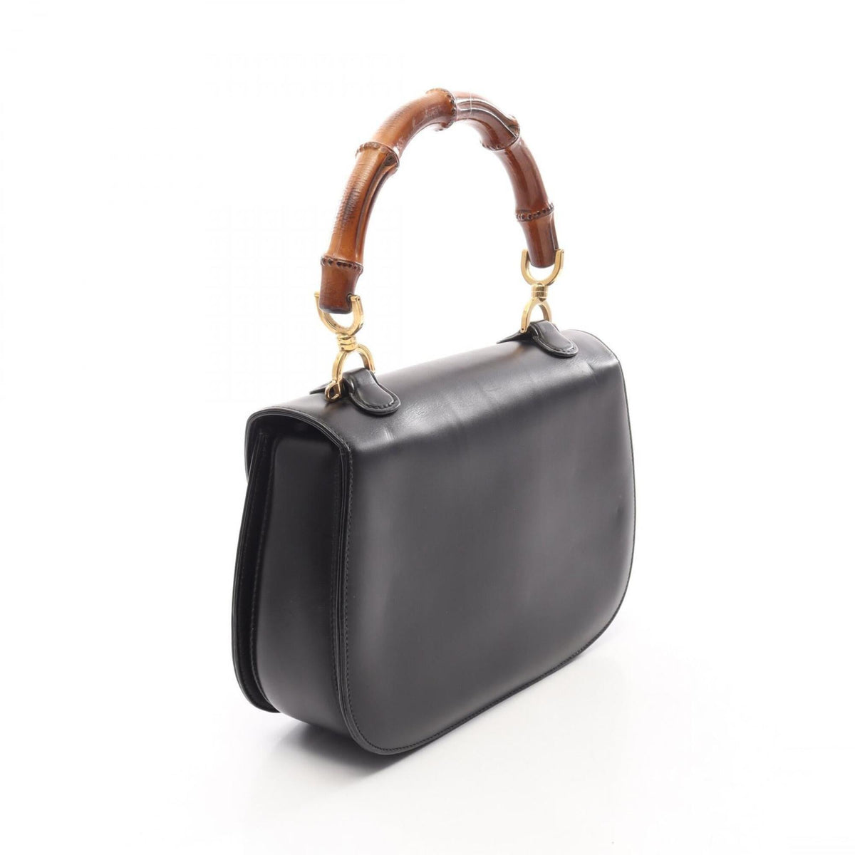 Gucci Black Leather Handbag (Pre-Owned)