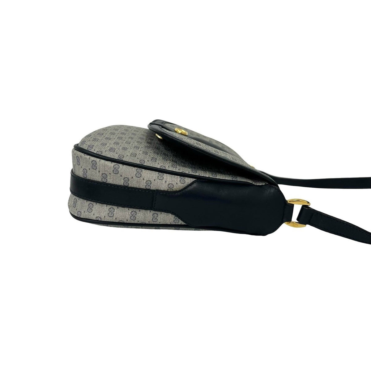 Gucci Navy Pvc Leather Pochette Shoulder Bag (Pre-Owned)