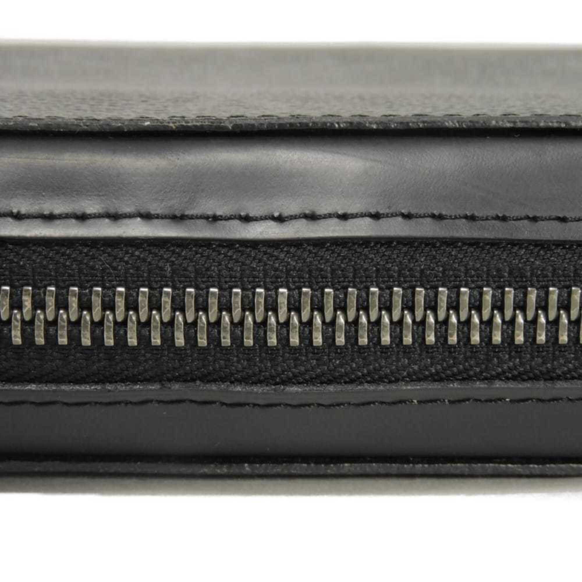 Louis Vuitton Monogram Eclipse Black Noir Monogram Eclipse Leather Long Wallet (Bi-Fold) (Pre-Owned)