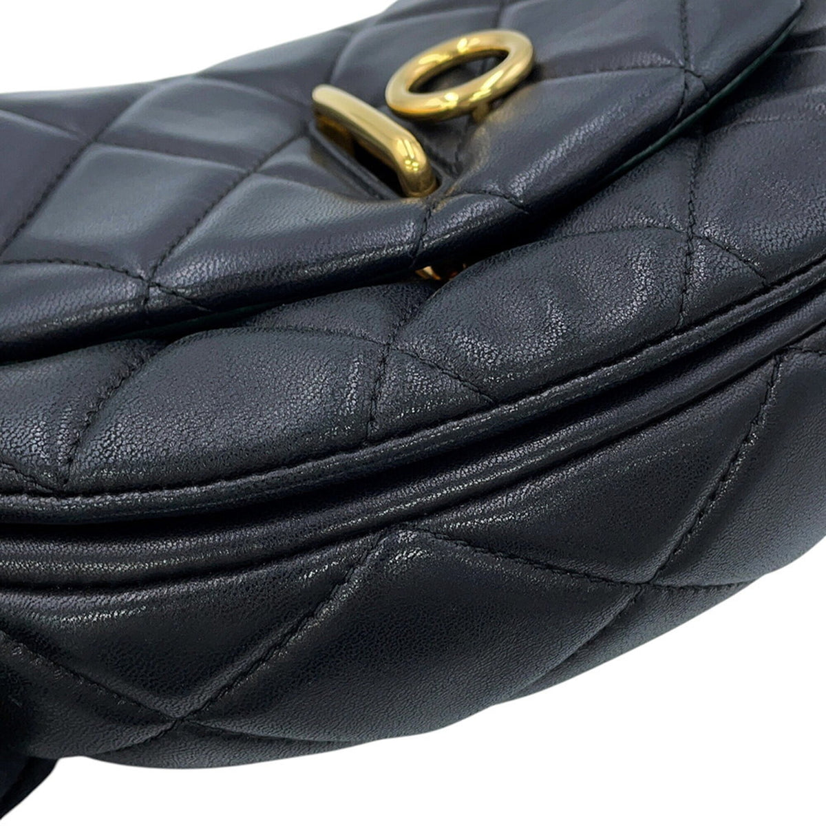 Burberry Black Leather Handbag Shoulder Bag (Pre-Owned)