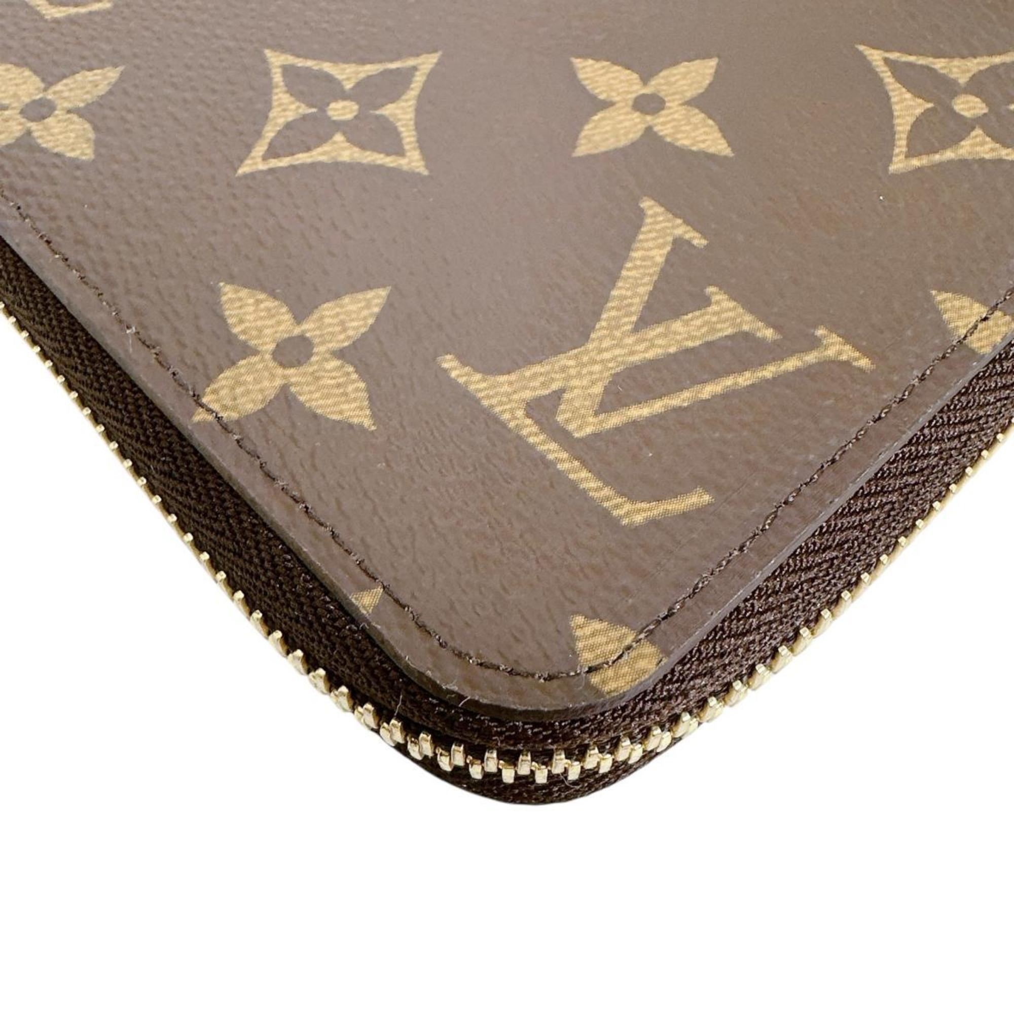 Louis Vuitton Brown Monogram Rose Ballerine Monogram Long Wallet (Bi-Fold) (Pre-Owned)