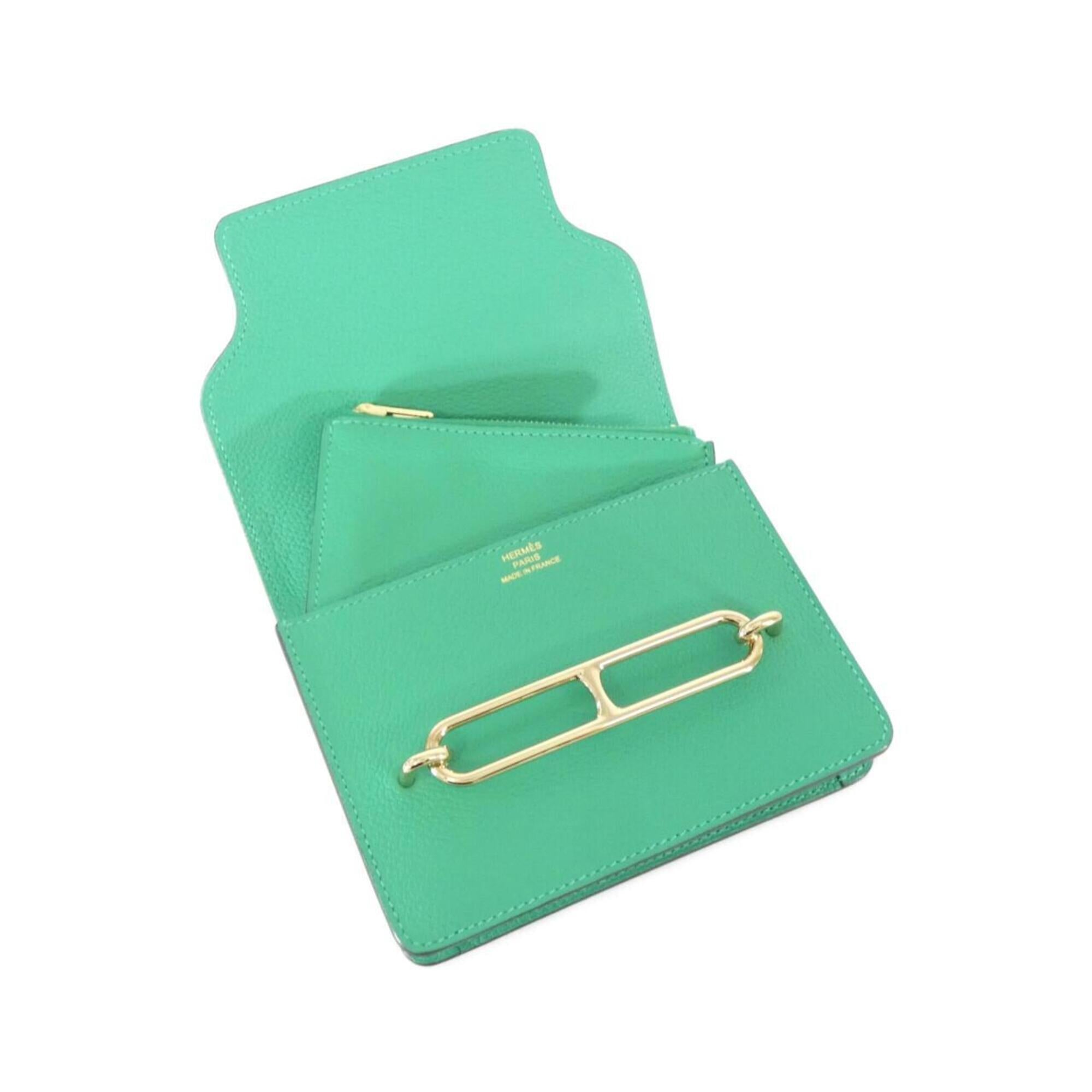 Hermes Mint Green Wallet (Bi-Fold) (Pre-Owned)