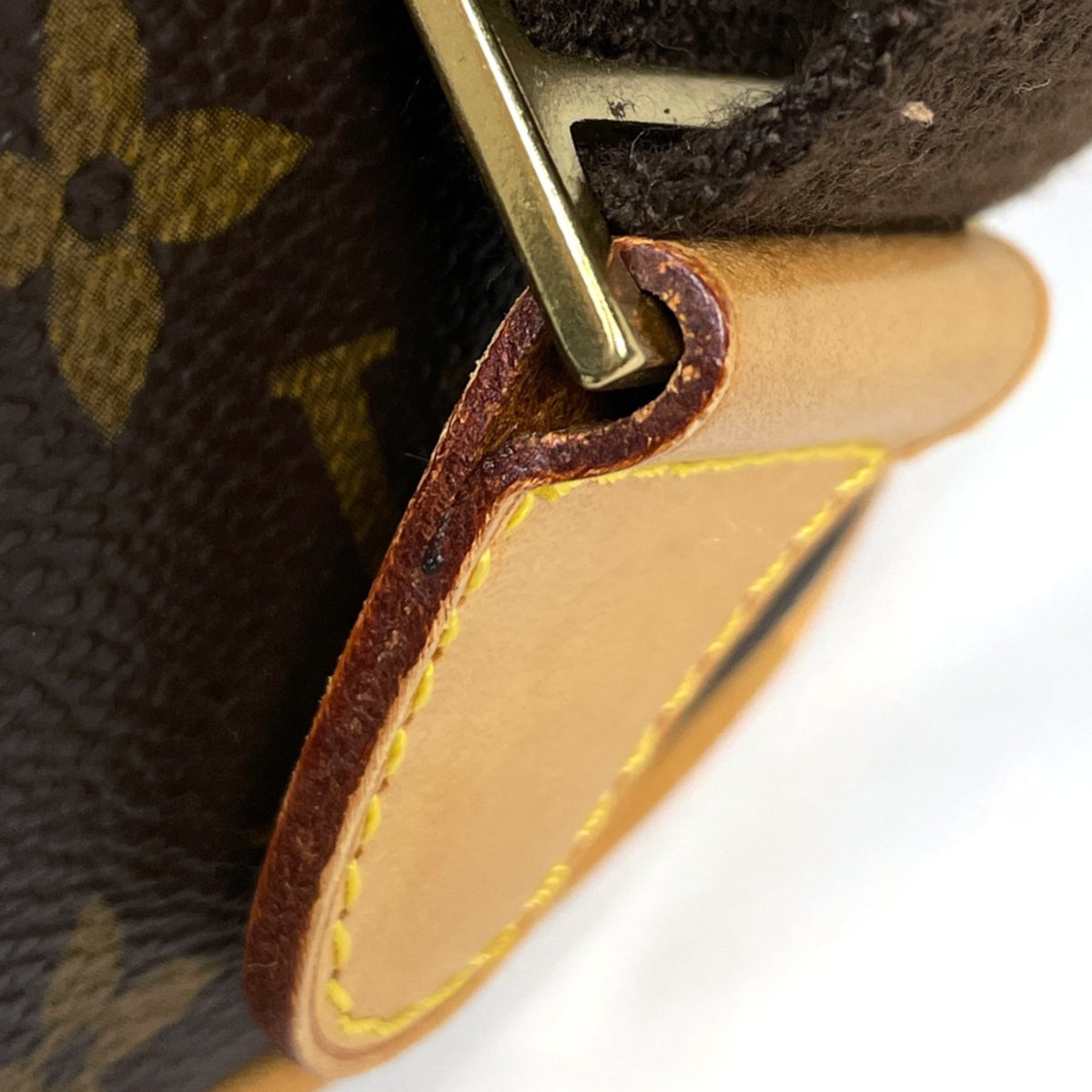 Louis Vuitton Brown Monogram Pochette Sling Bag (Pre-Owned)