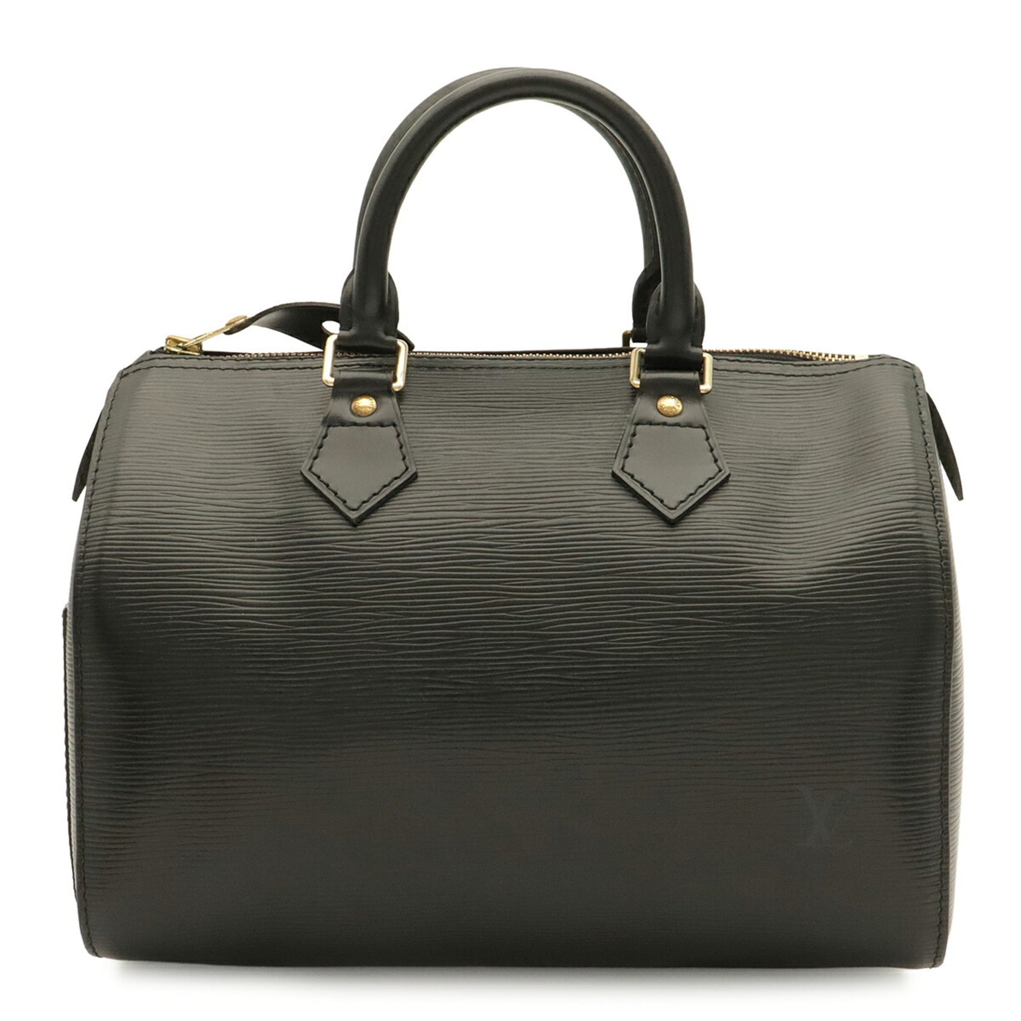 Louis Vuitton Noir Epi Leather Boston Bag Handbag (Pre-Owned)