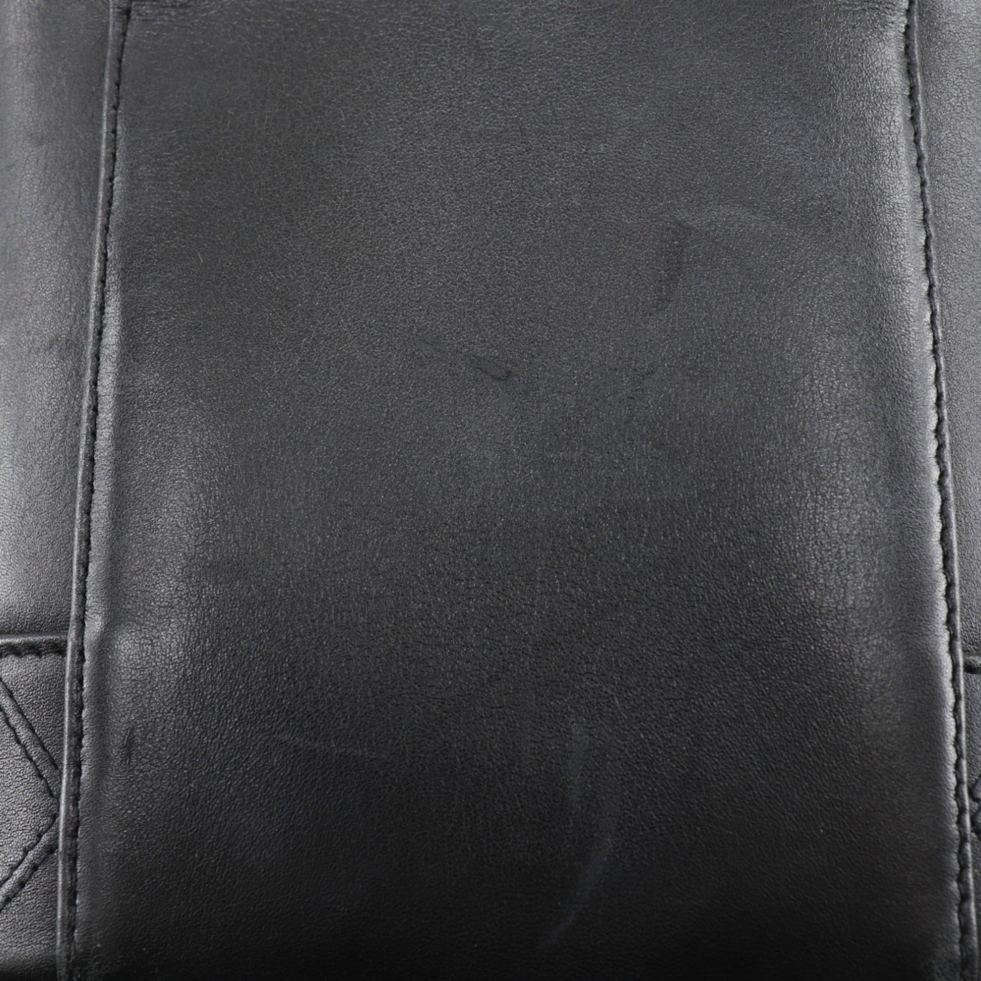 Chanel Black Leather Handbag Pouch (Pre-Owned)