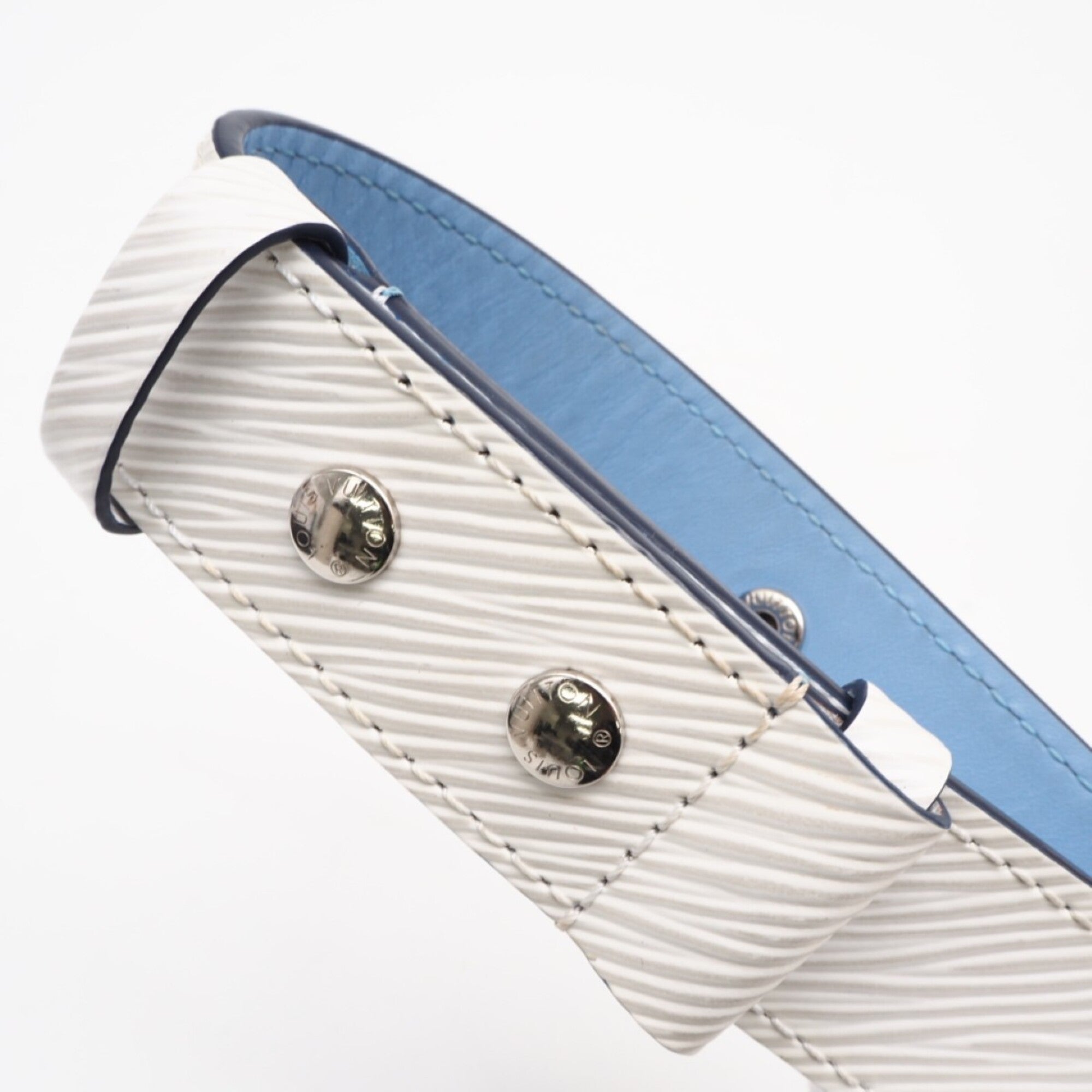 Louis Vuitton Blue White Shoulder Bag (Pre-Owned)