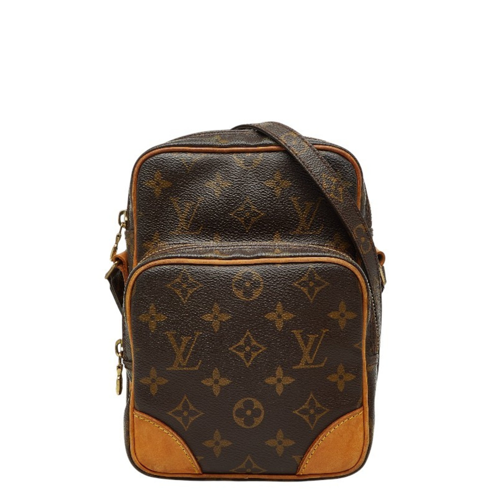 Louis Vuitton Brown Pvc Leather Shoulder Bag (Pre-Owned)