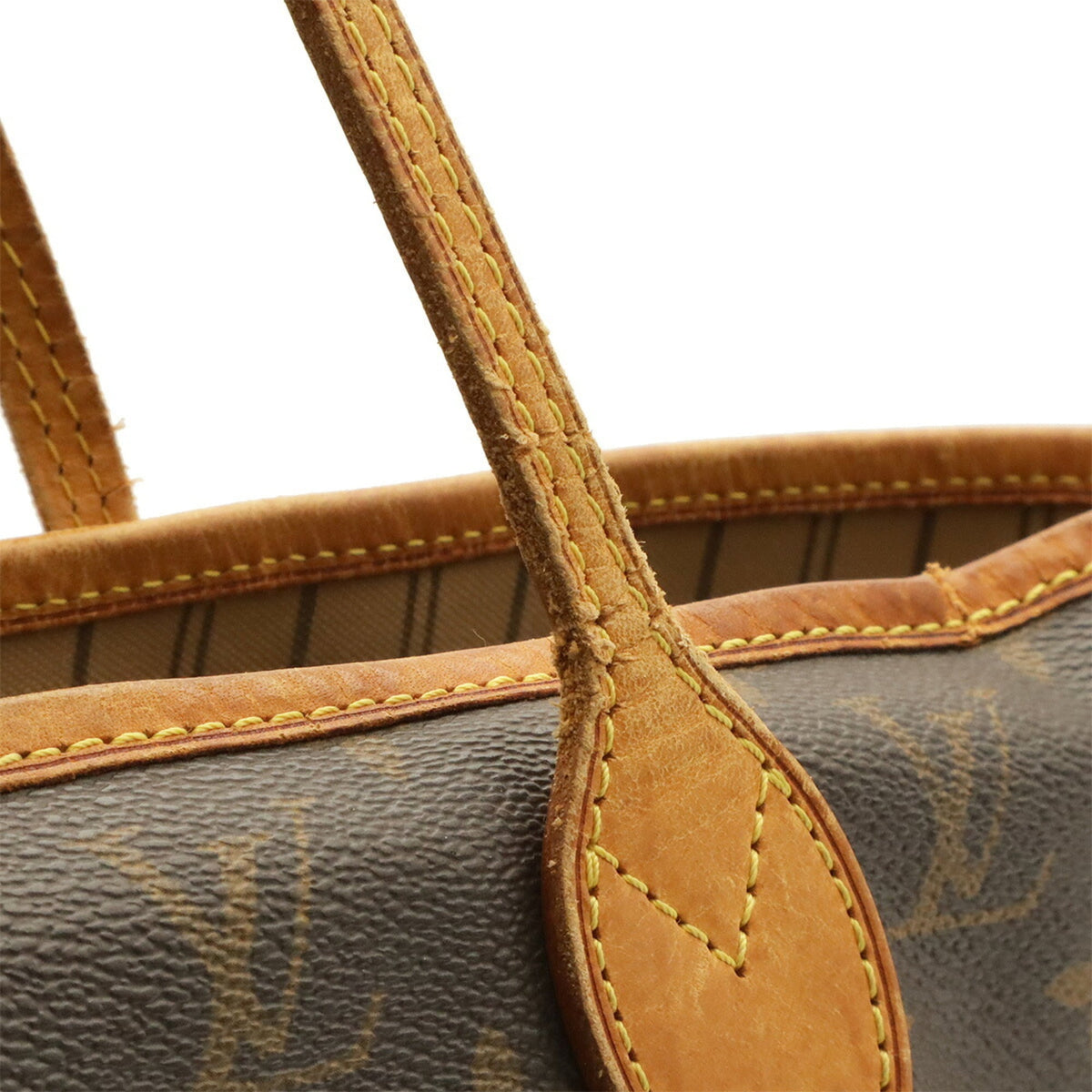 Louis Vuitton Brown Galle Monogram White Monogram Shoulder Bag Tote Bag (Pre-Owned)