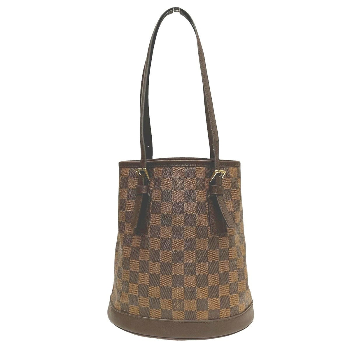 Louis Vuitton Brown Damier Canvas Pouch Tote Bag (Pre-Owned)