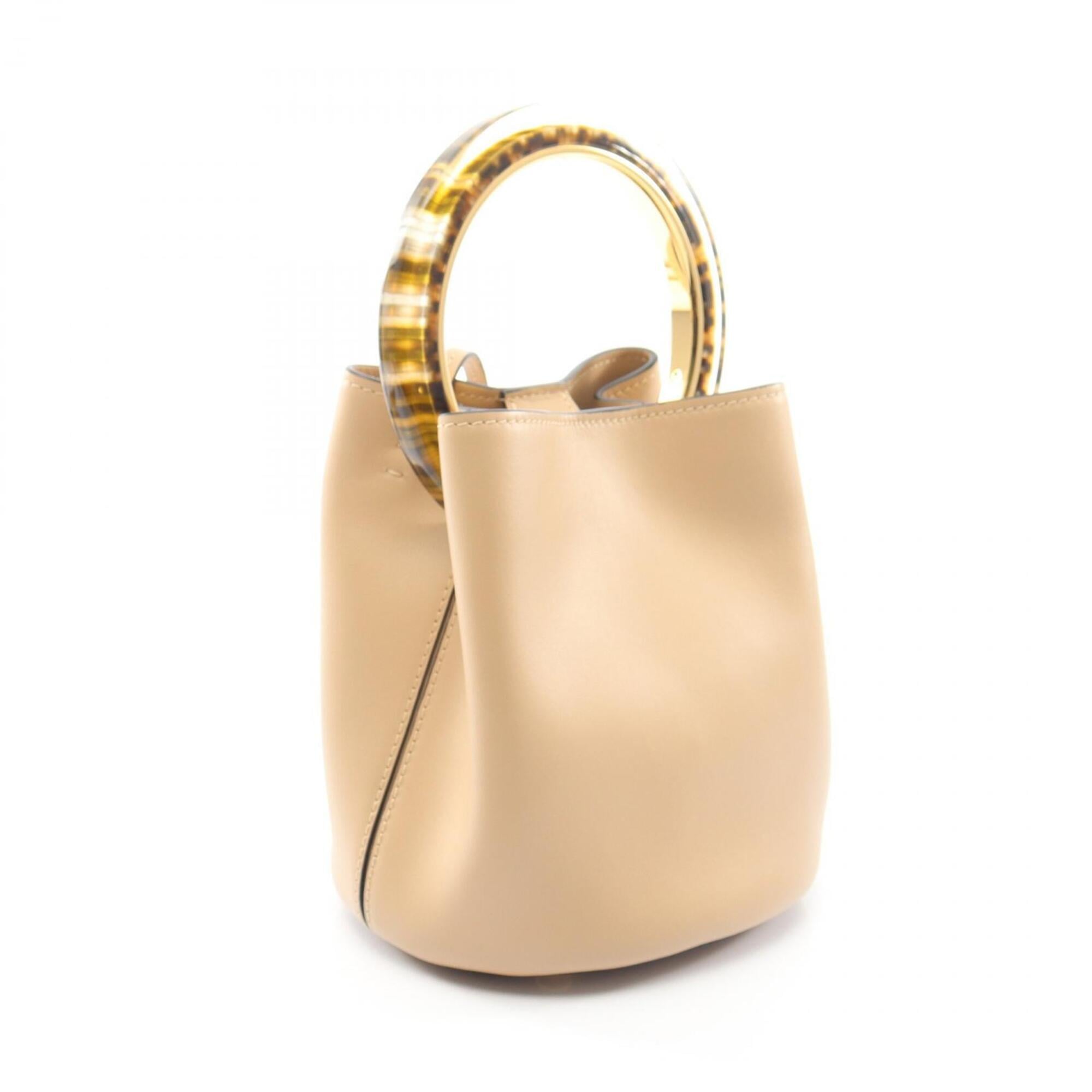 Marni Beige Leather Handbag (Pre-Owned)