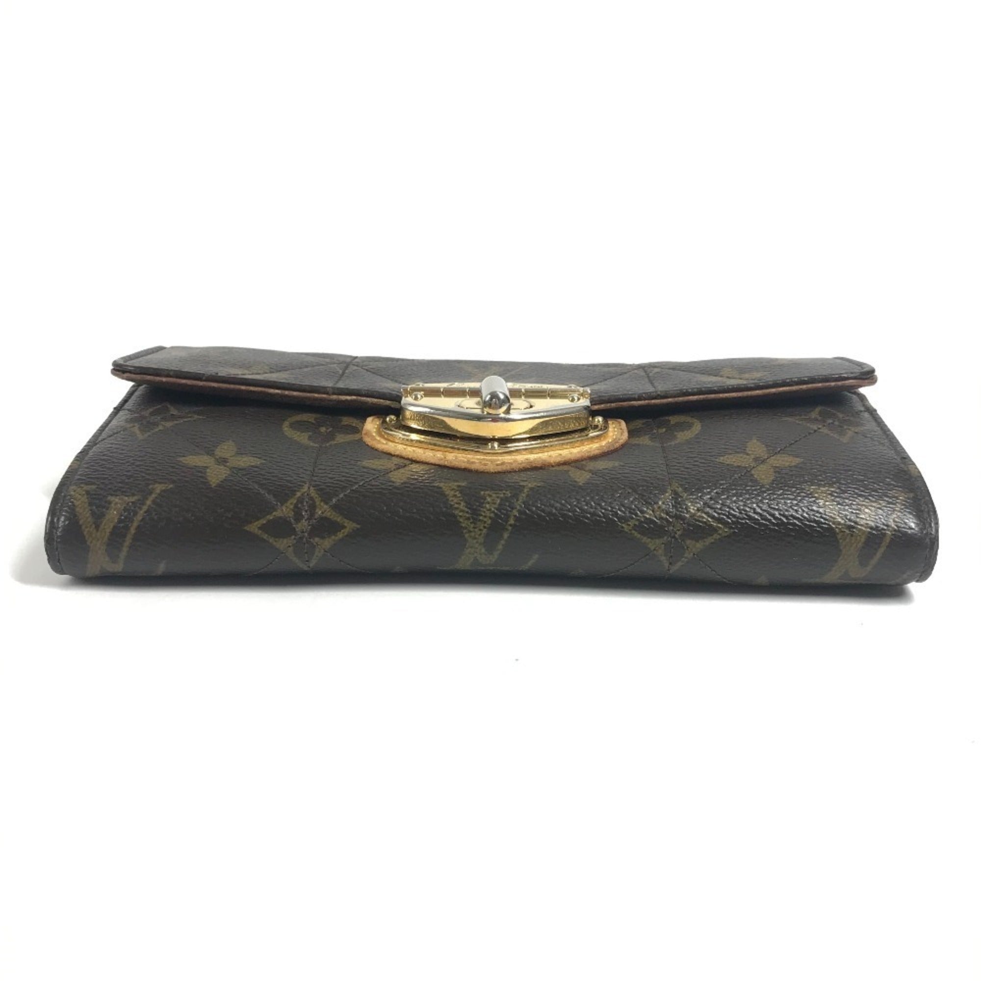 Louis Vuitton Brown Monogram Long Wallet (Bi-Fold) (Pre-Owned)