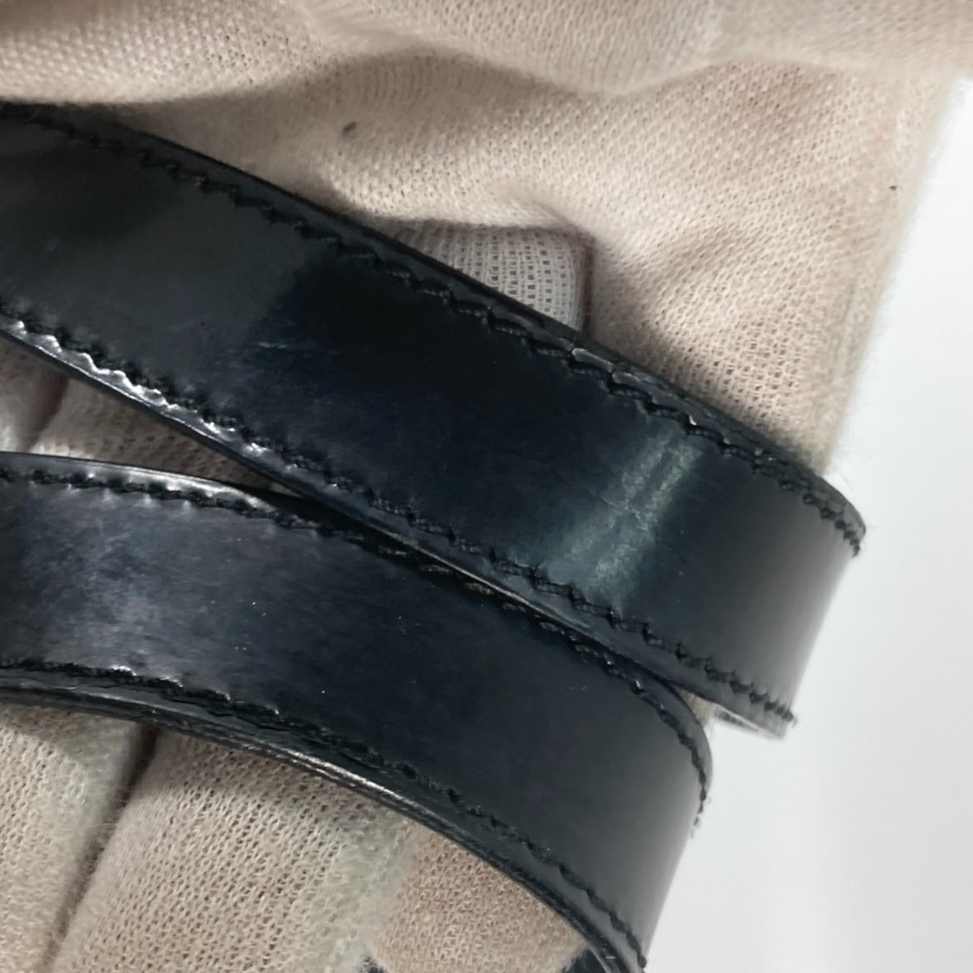 Celine Black Vinyl Shoulder Bag Tote Bag (Pre-Owned)