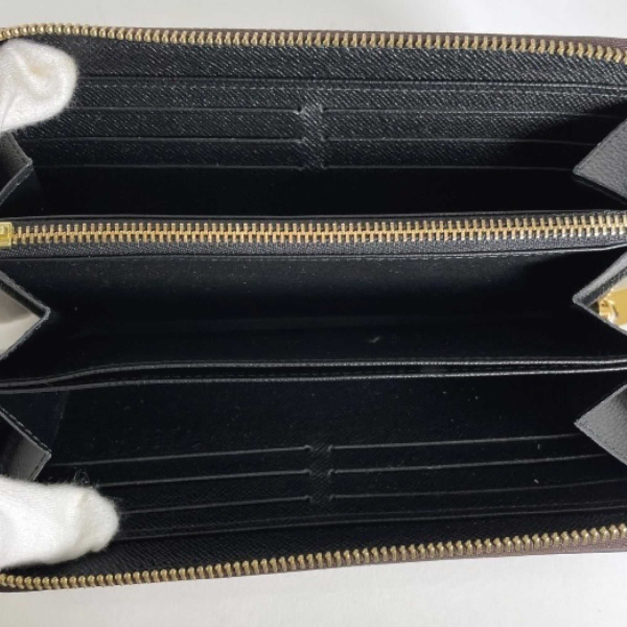 Louis Vuitton Brown Monogram Long Wallet (Bi-Fold) (Pre-Owned)