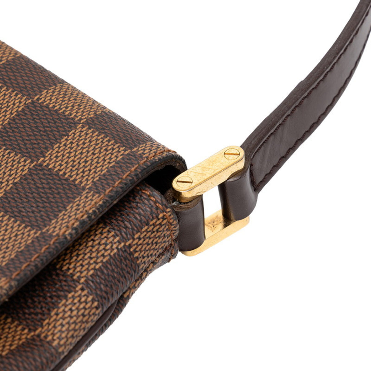 Louis Vuitton Damier Brown Pvc Leather Shoulder Bag (Pre-Owned)