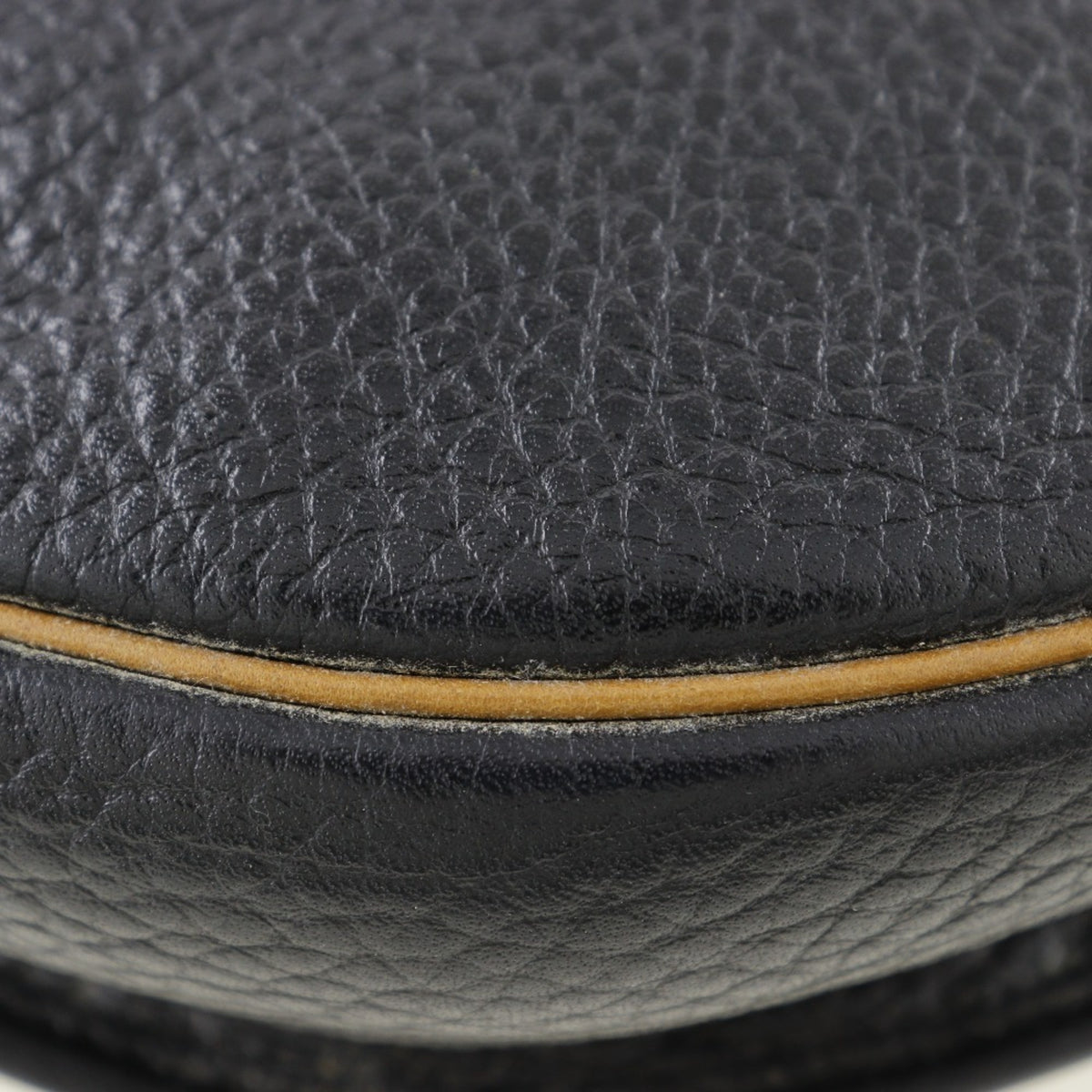 Christian Dior Black Leather Pochette Shoulder Bag (Pre-Owned)