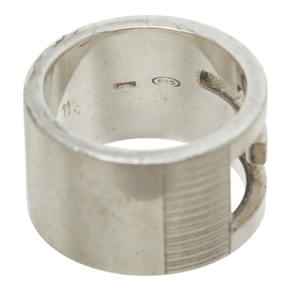 Gucci Silver Silver 925 Band Ring (Pre-Owned)