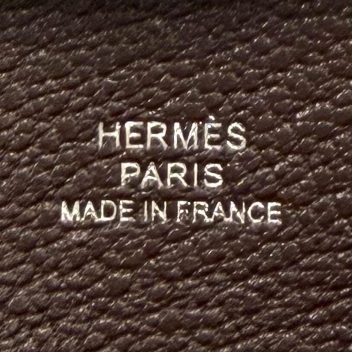 Hermes Blue Havane Chevre Leather Coin Purse/Coin Case (Pre-Owned)