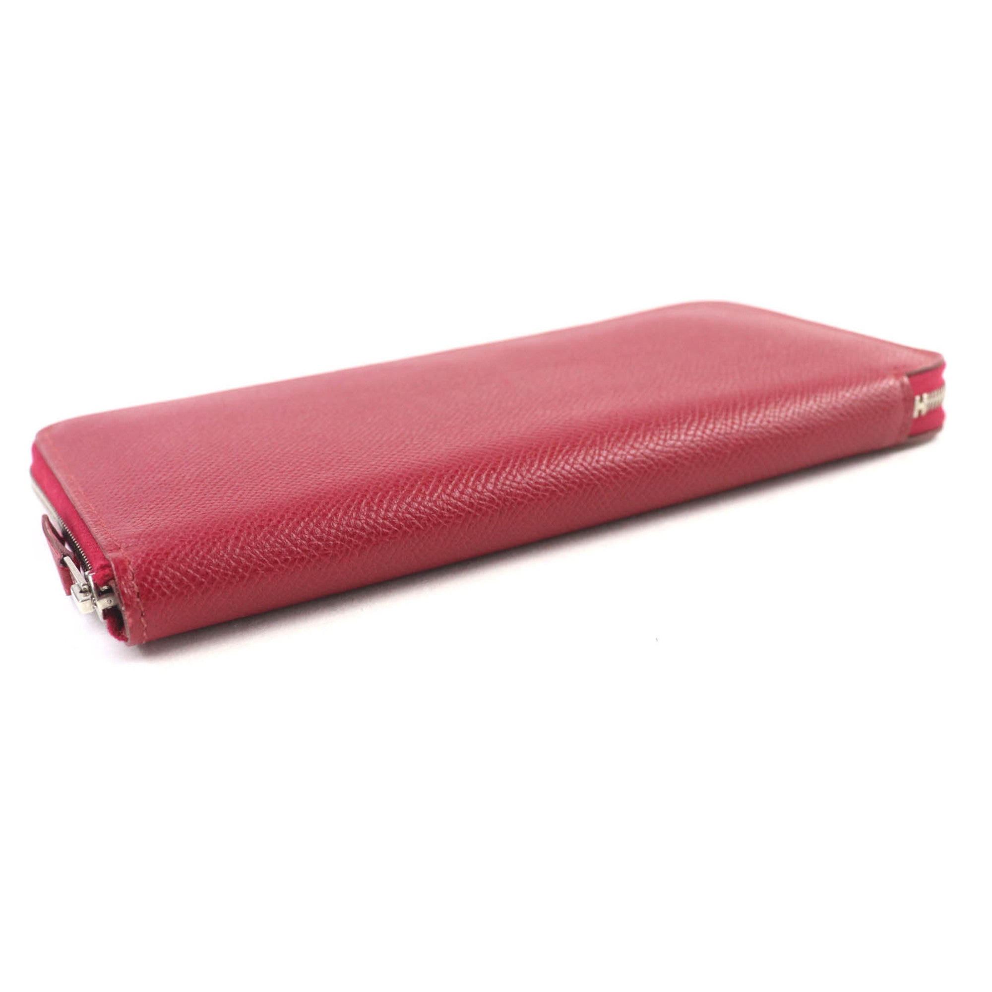 Hermes Ruby Epsom Leather Long Wallet (Bi-Fold) (Pre-Owned)