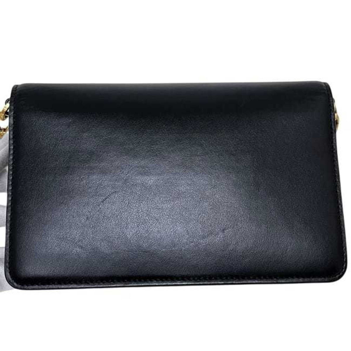 Miu Miu Black Leather Shoulder Bag (Pre-Owned)