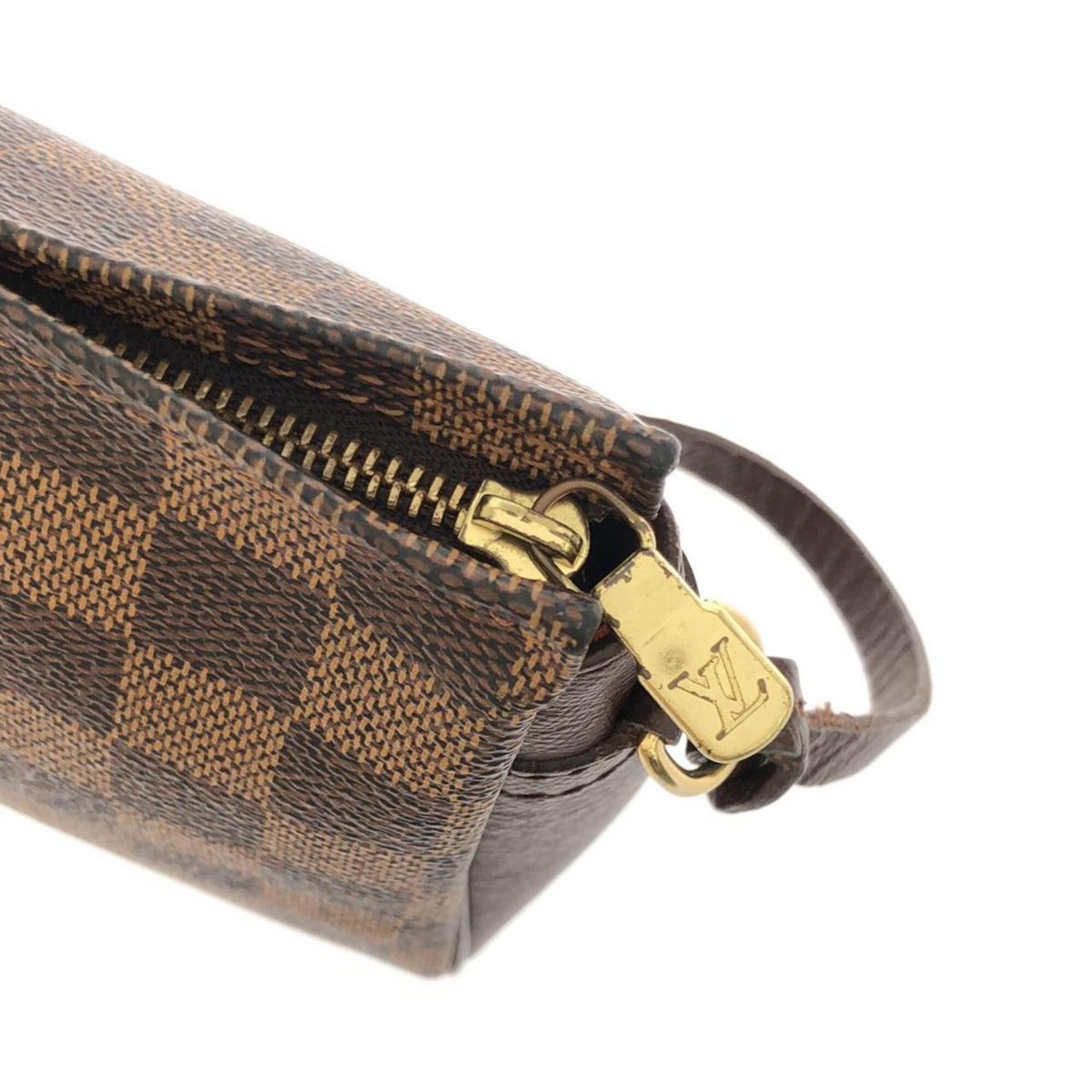 Louis Vuitton Ebene Coated Canvas Pouch (Pre-Owned)