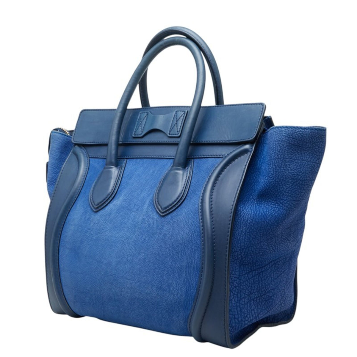 Celine Blue Leather Handbag (Pre-Owned)