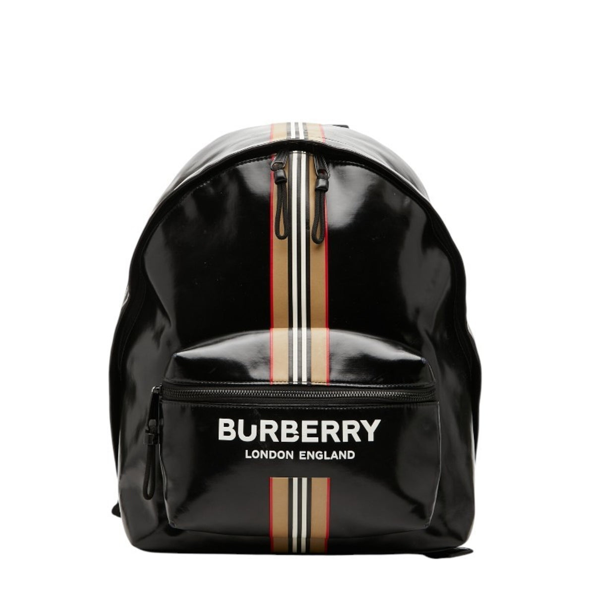 Burberry Black Pvc Backpack (Pre-Owned)