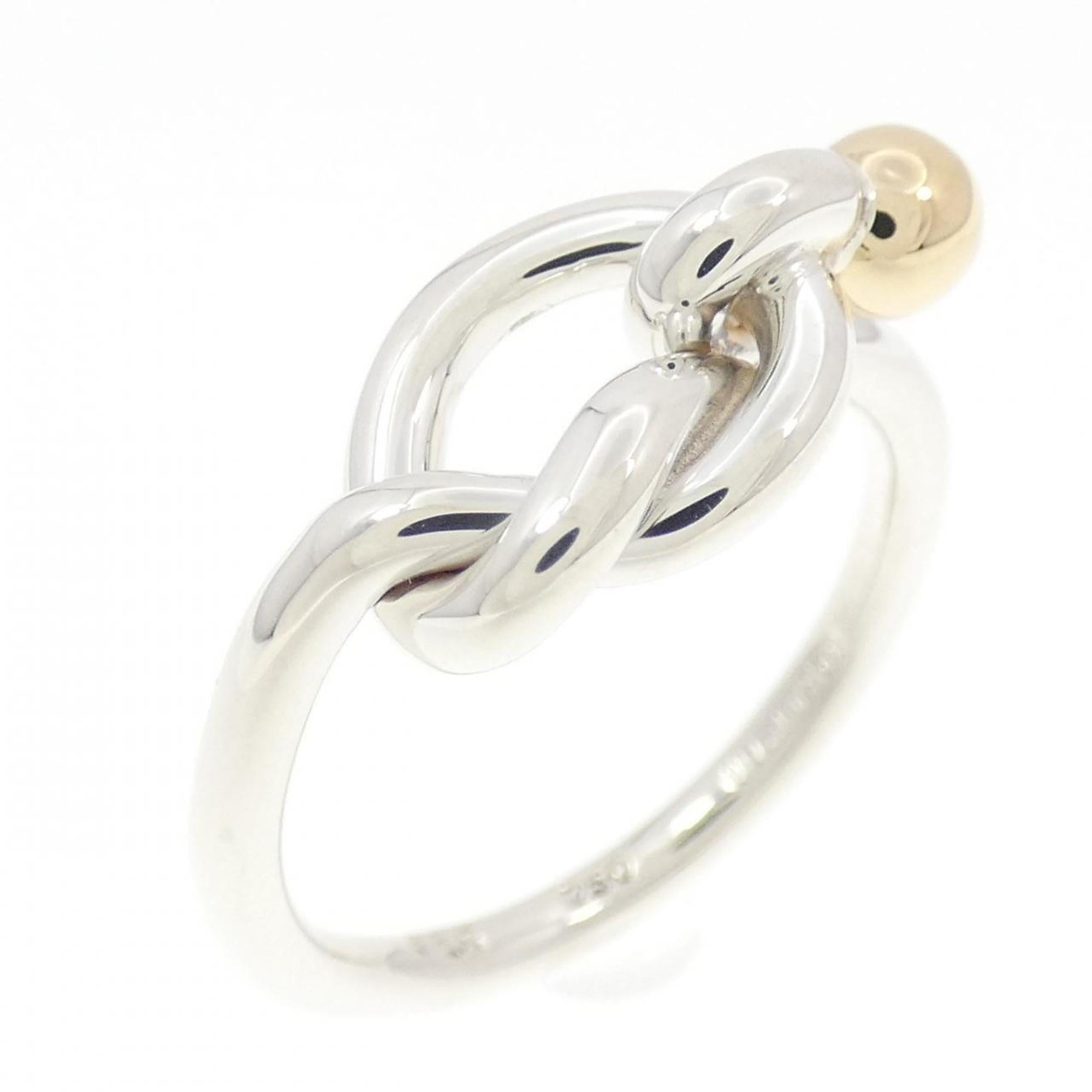 Tiffany Yellow Gold (18K) Silver 925 Band Ring (Pre-Owned)