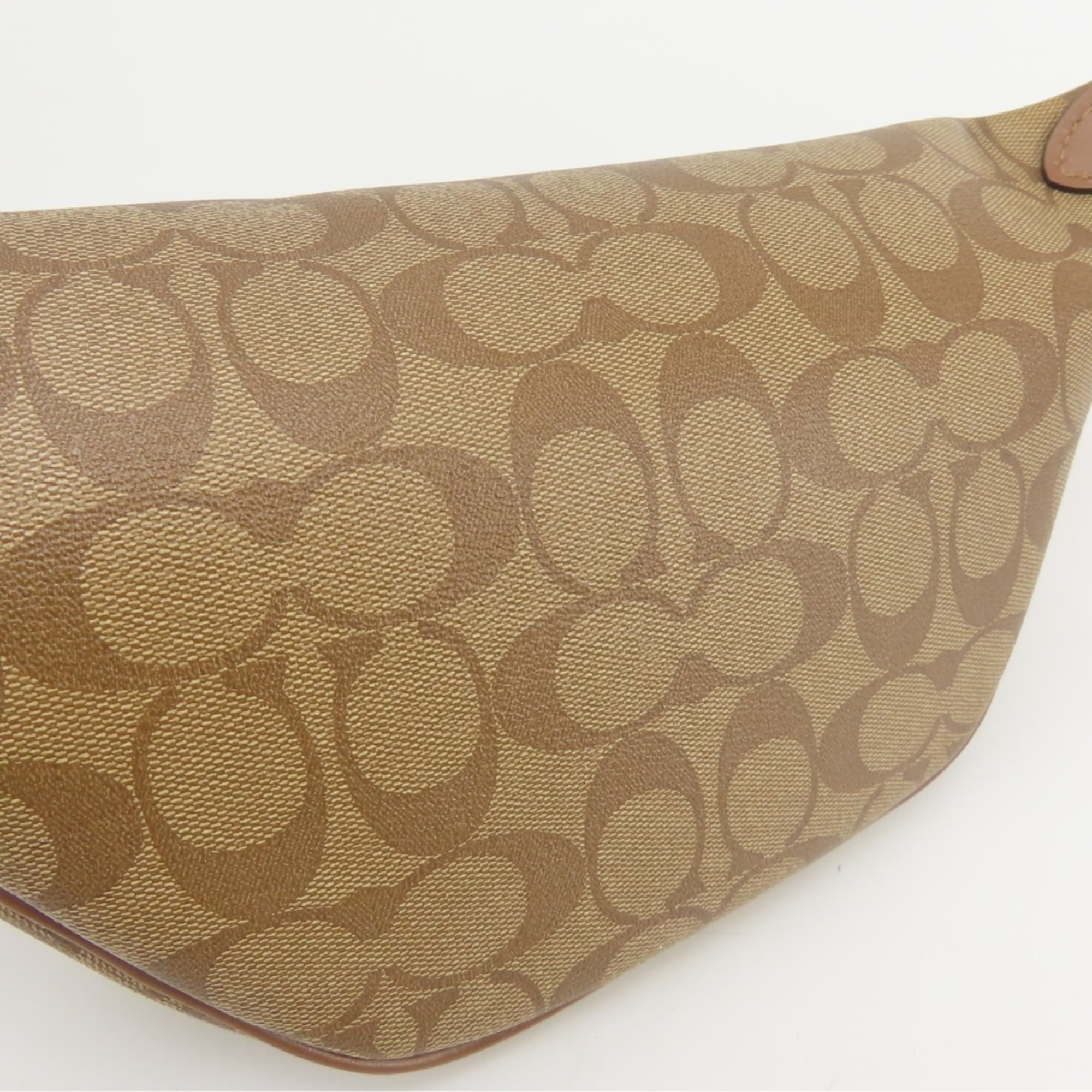 Coach Brown Pvc Leather Sling Bag (Pre-Owned)