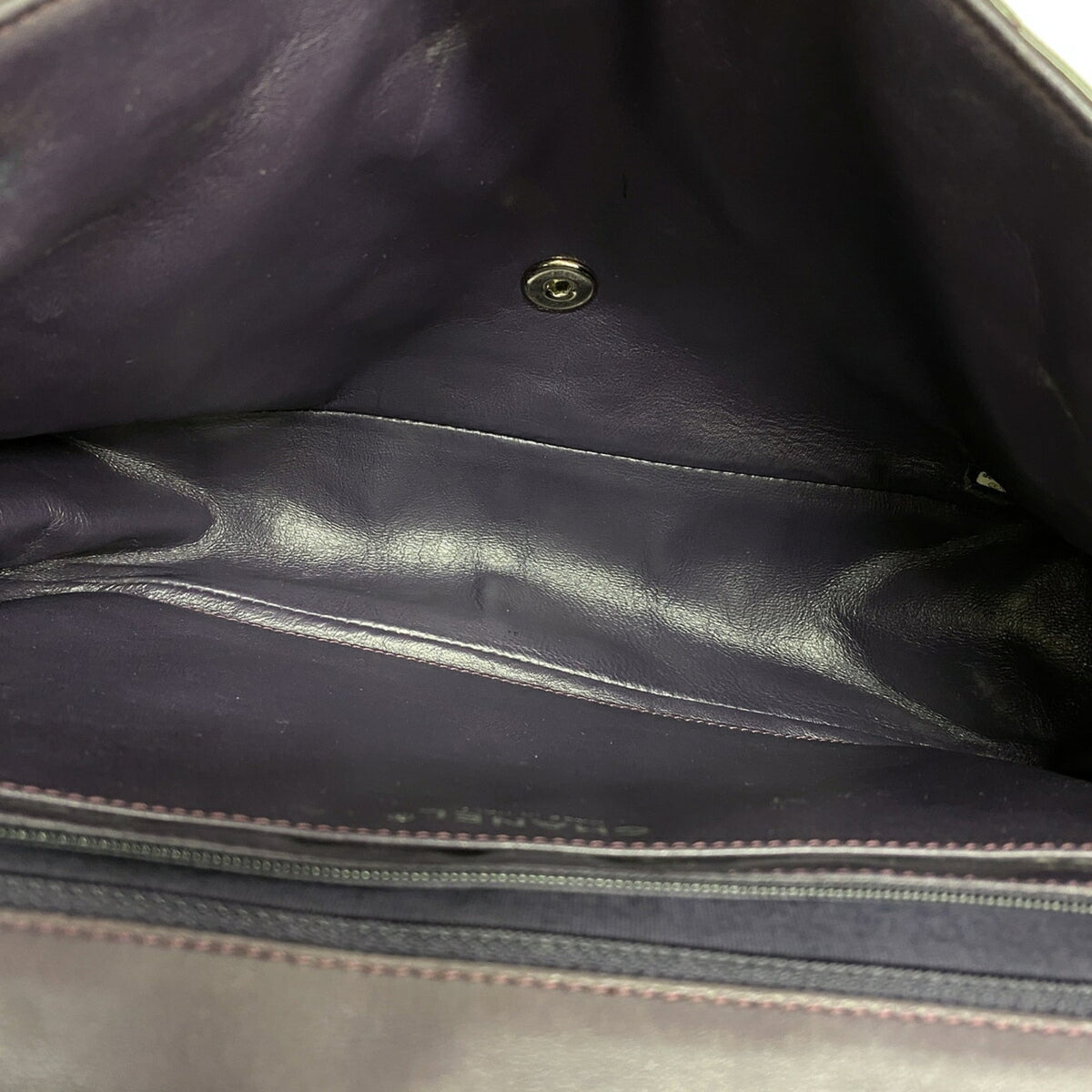 Chanel Purple Patent Leather Shoulder Bag (Pre-Owned)