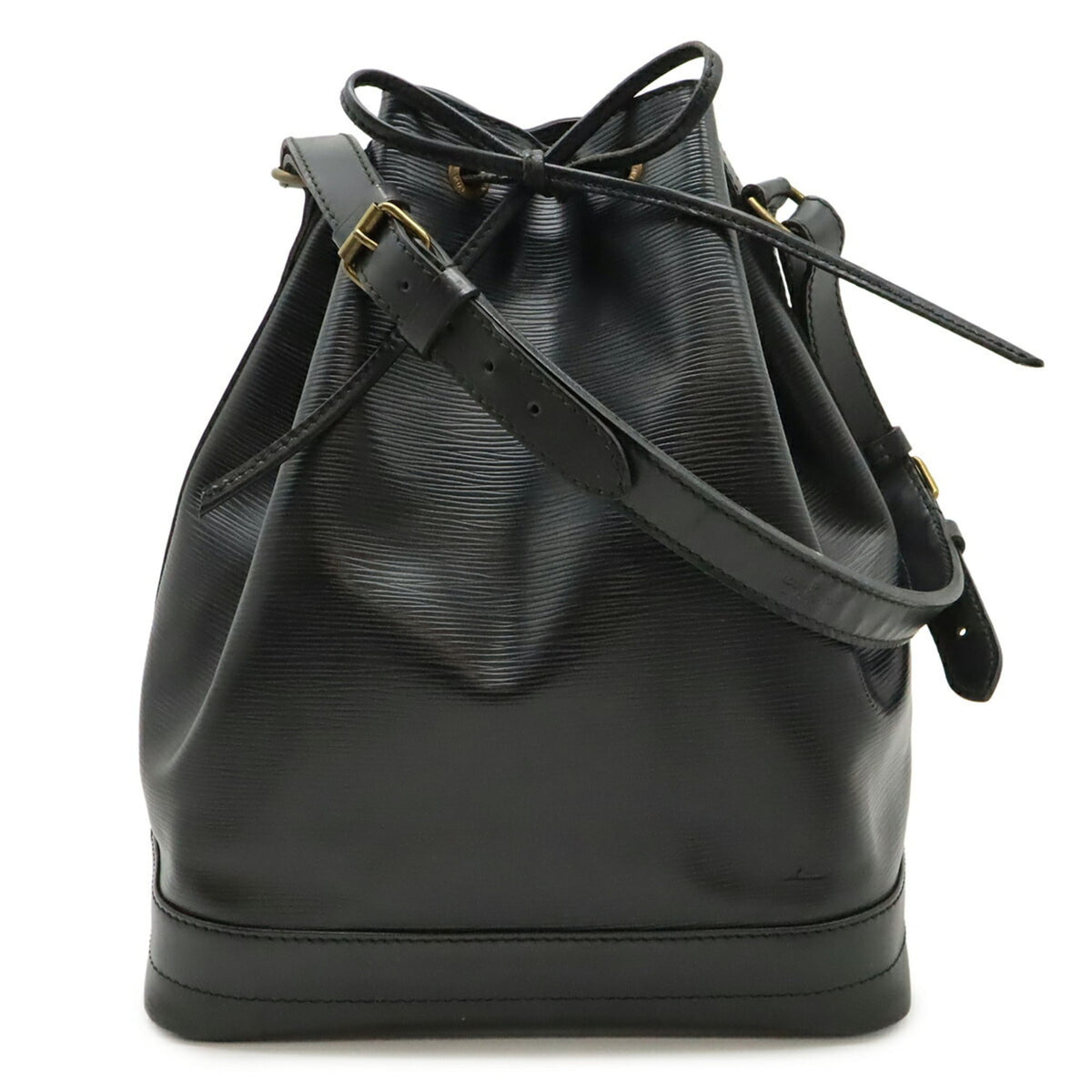 Louis Vuitton Black Noir Epi Leather Shoulder Bag (Pre-Owned)