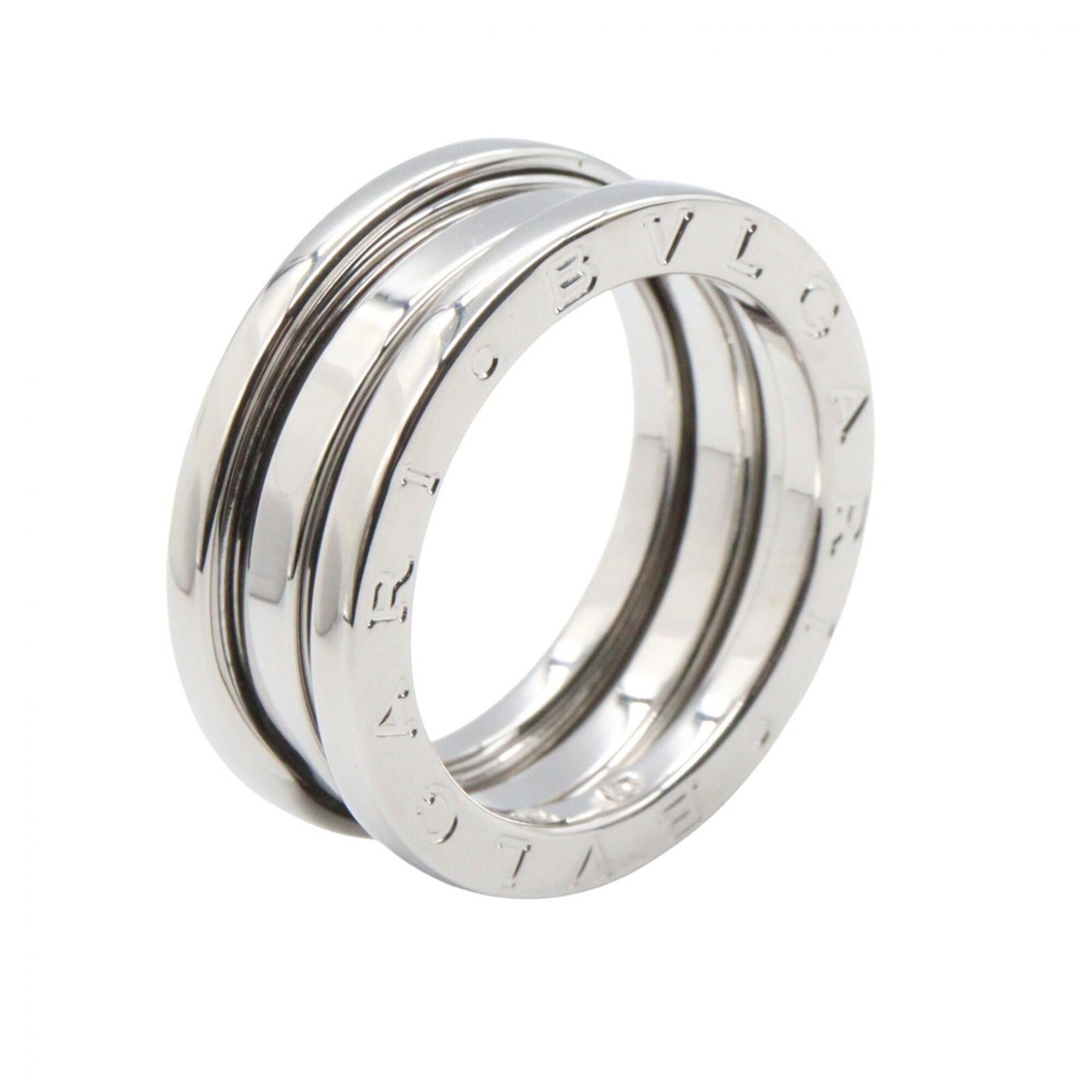 Bvlgari Silver White Gold (18K) Band Ring (Pre-Owned)