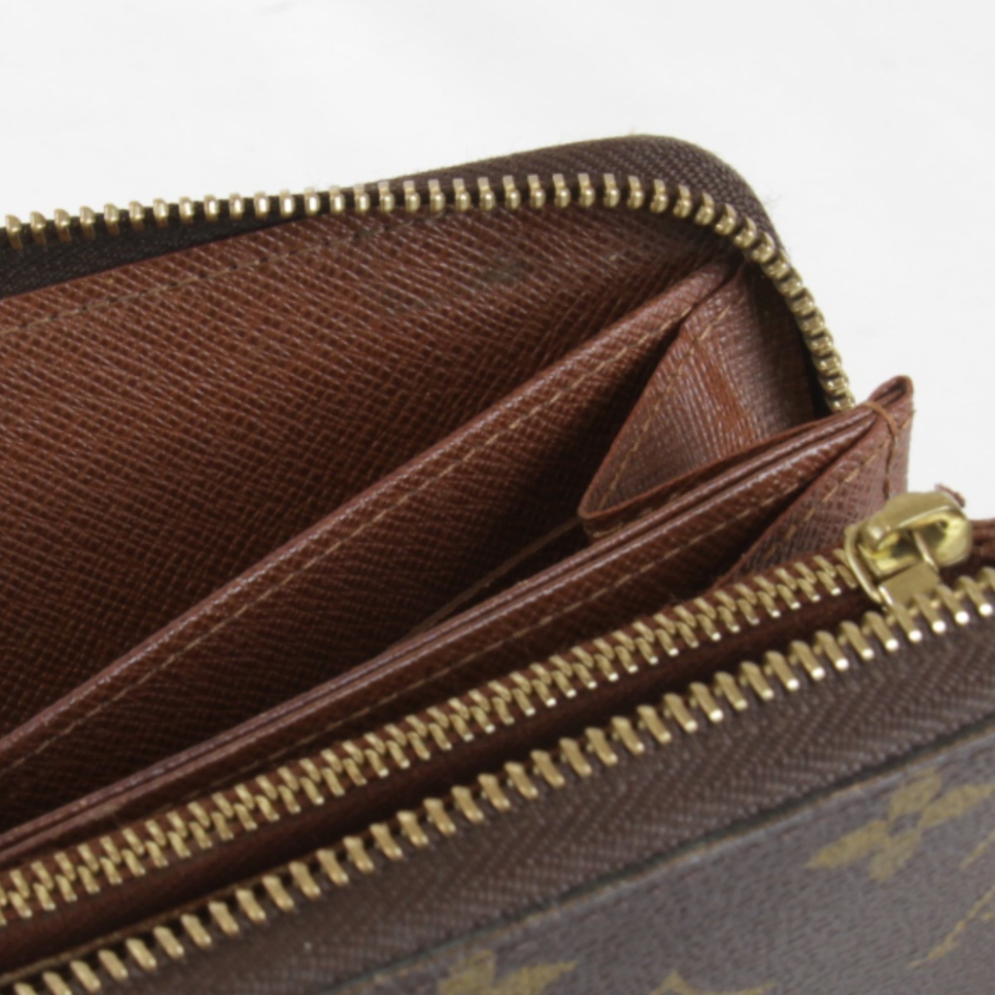 Louis Vuitton Brown Monogram Canvas Long Wallet (Bi-Fold) (Pre-Owned)