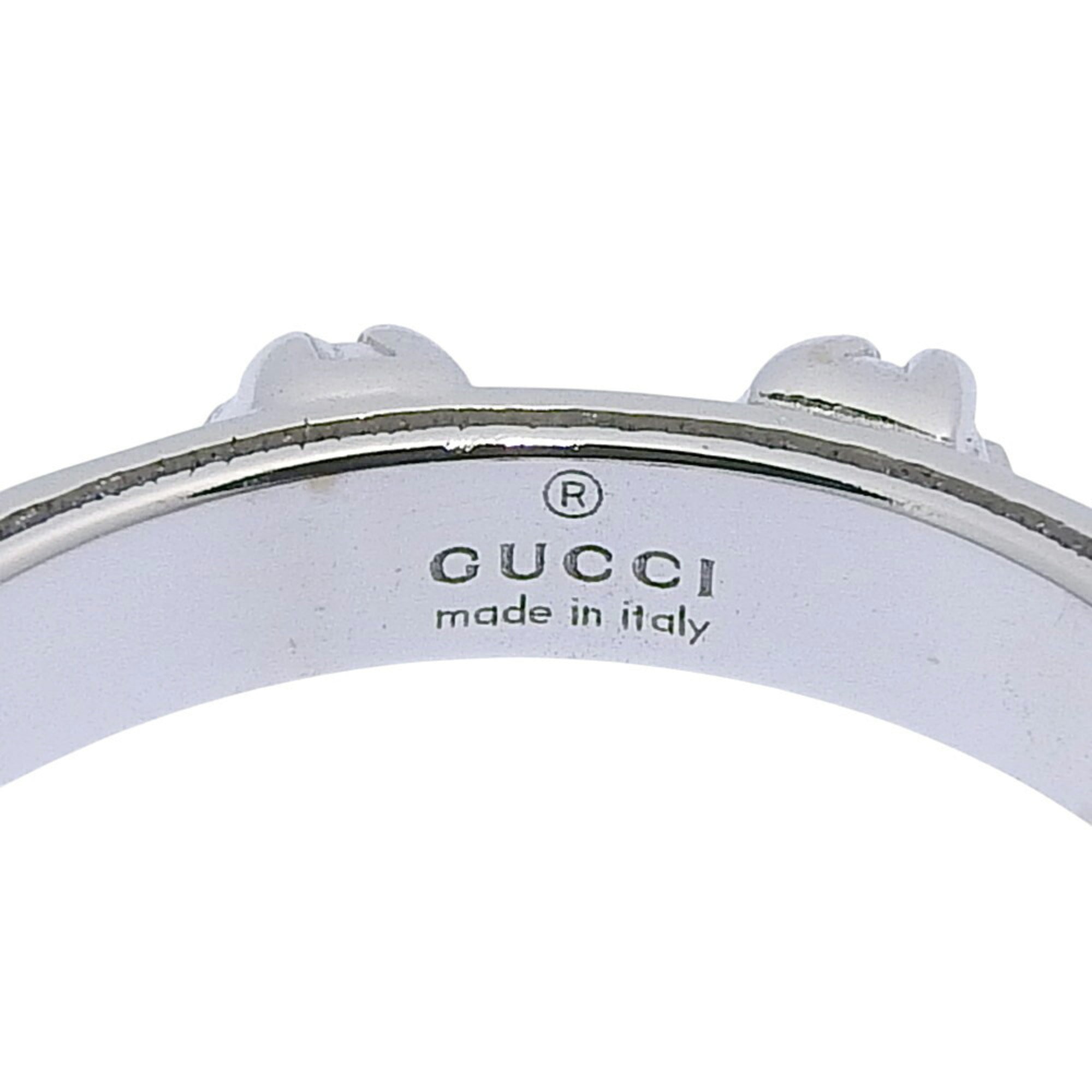 Gucci White Gold White Gold (18K) Band Ring (Pre-Owned)